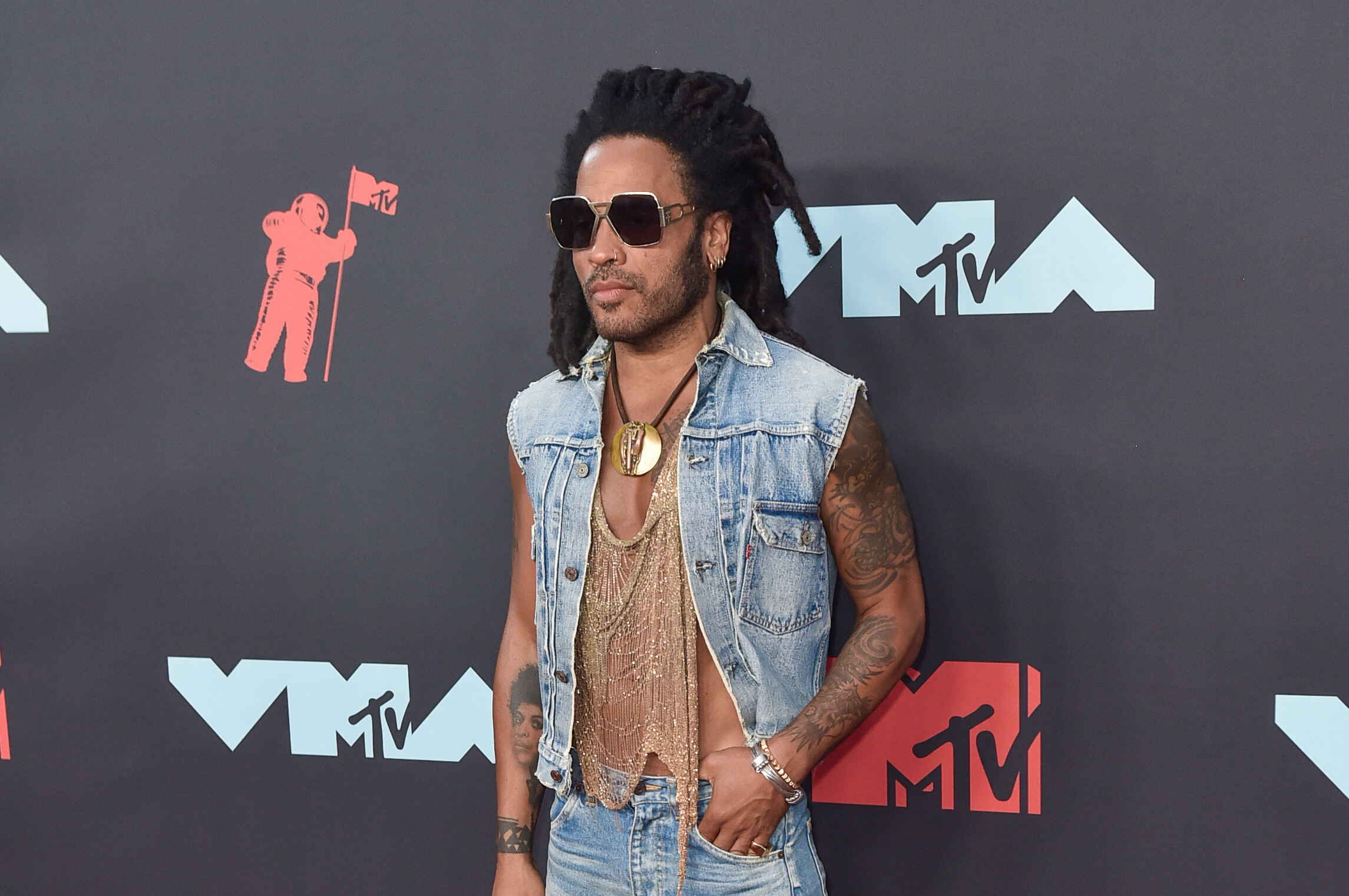 Lenny Kravitz at the MTV Video Music Awards | Aaron J. Thornton/Getty Images