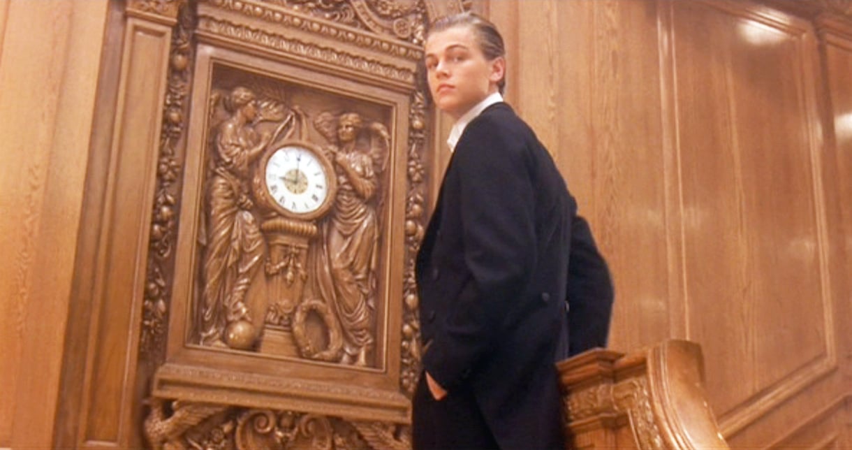 Leonardo Dicaprio in 'Titanic'