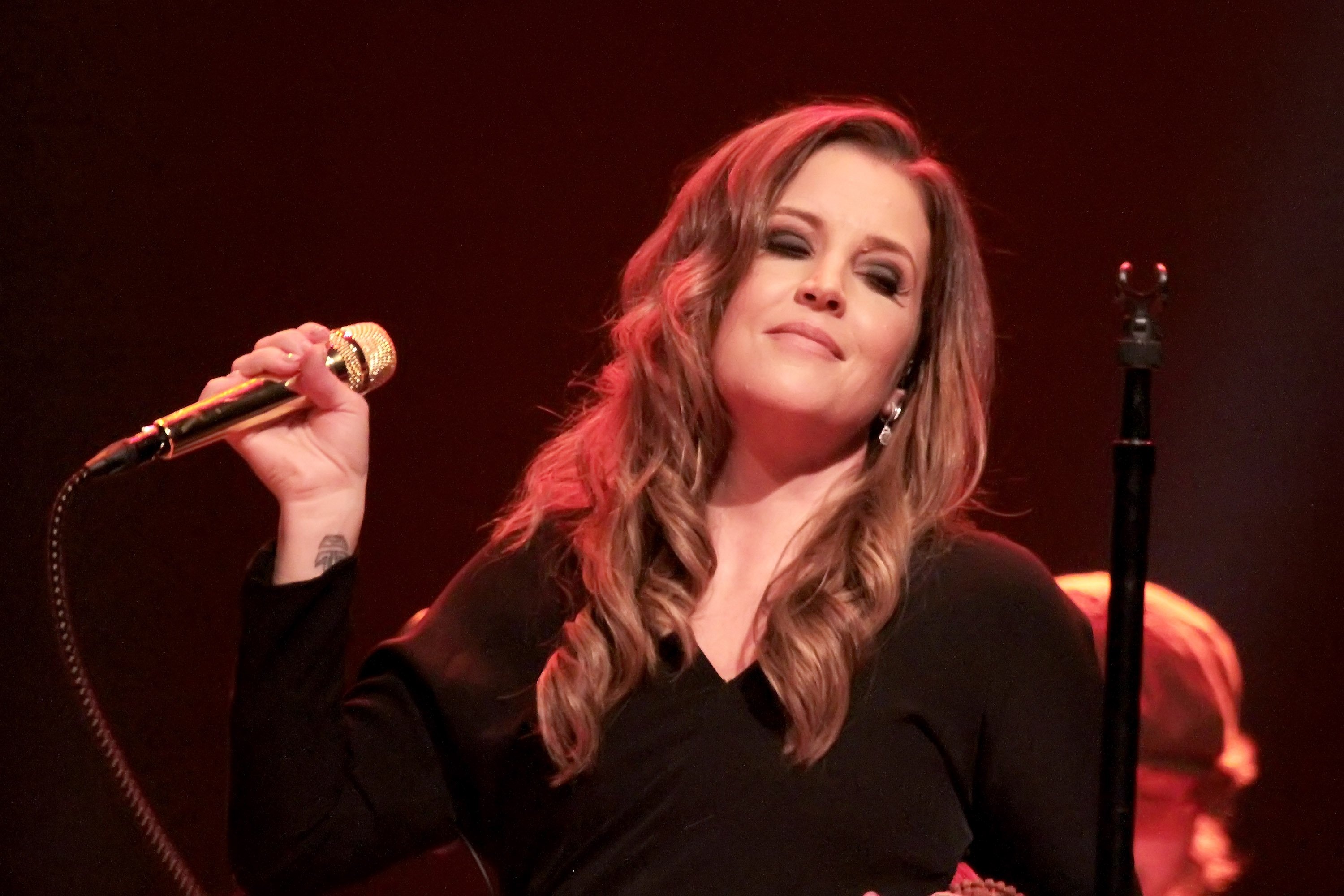 Lisa Marie Presley performs in concert at the Trump Taj Mahal on November 10, 2012