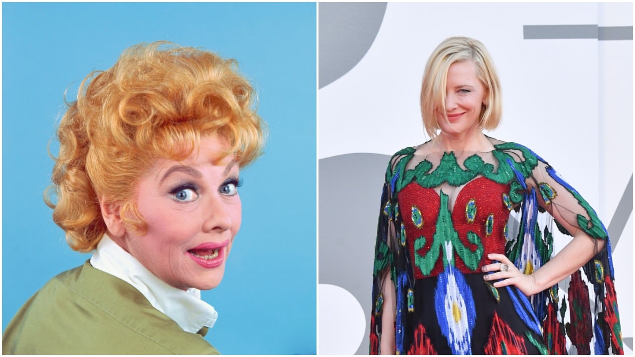 Lucille Ball and Cate Blanchett