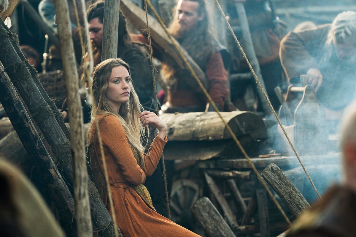 Lucy Martin in 'Vikings'