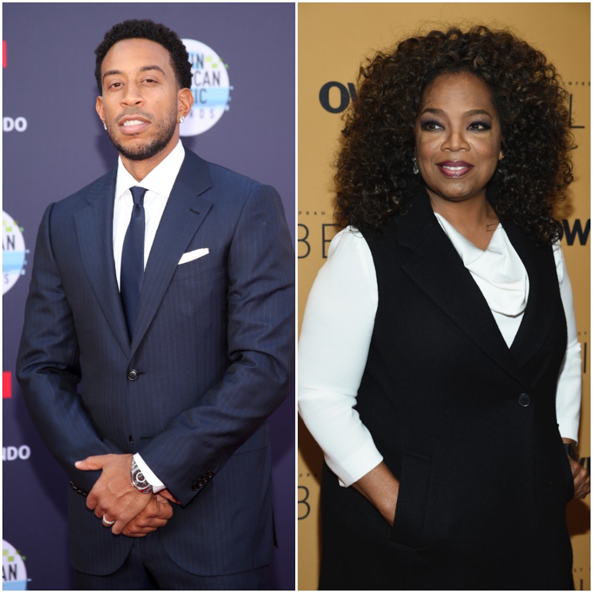 Ludacris and Oprah Winfrey