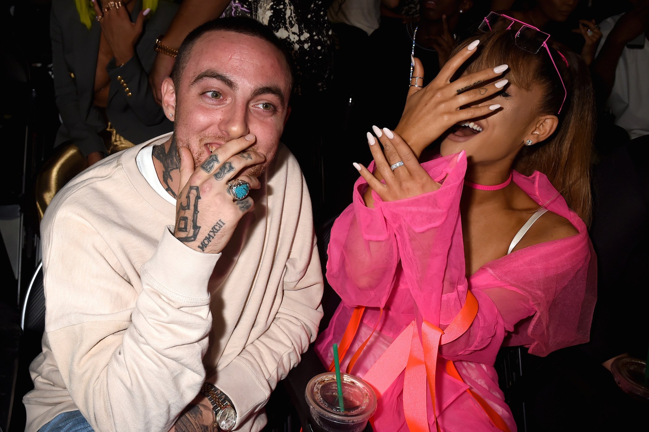 Ariana Grande and Mac Miller in 2016