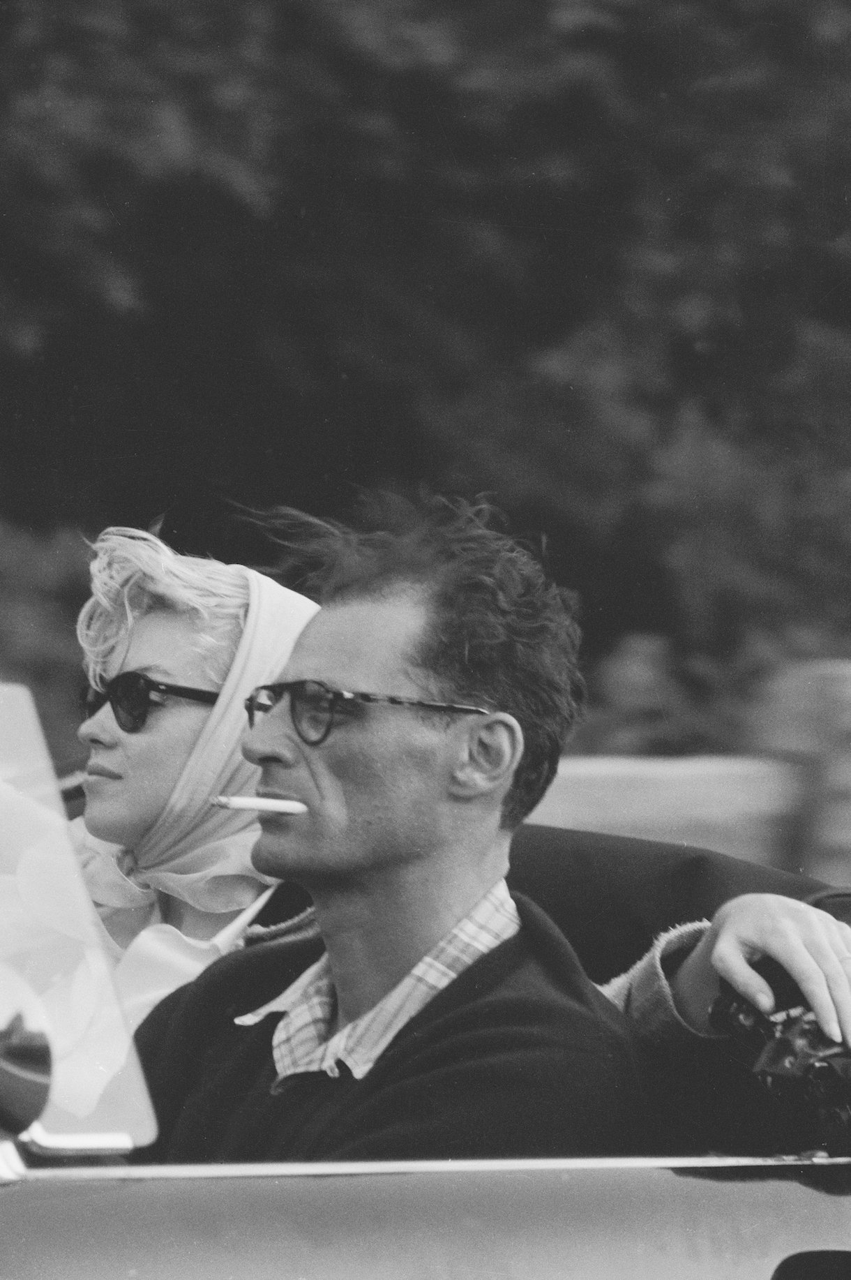 Marilyn Monroe and American playwright Arthur Miller