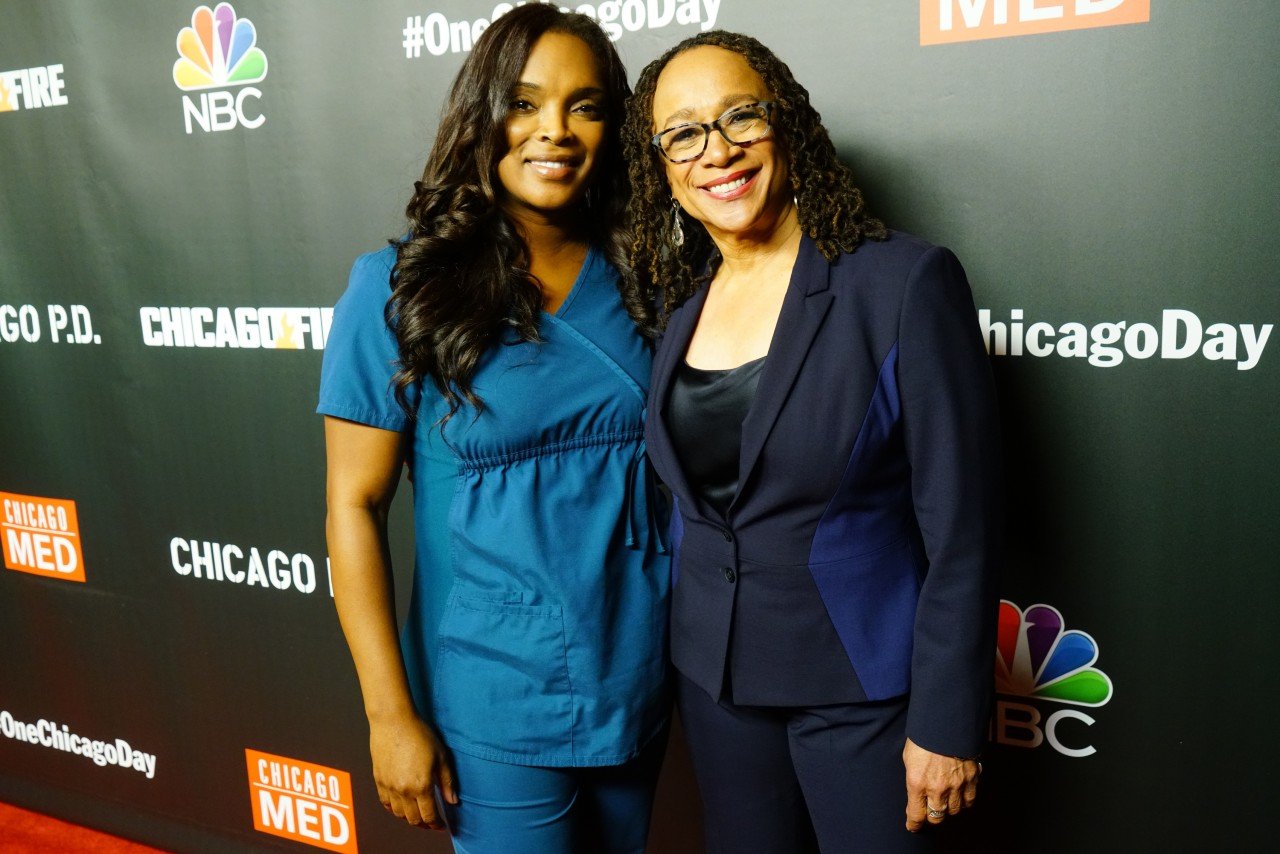 Marlyne Barrett and S. Epatha Merkerson | Elizabeth Sisson/NBC