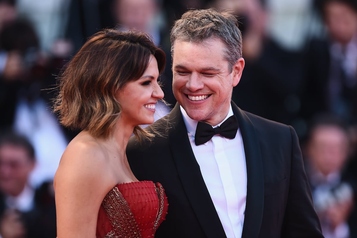 Matt Damon and Luciana Barroso