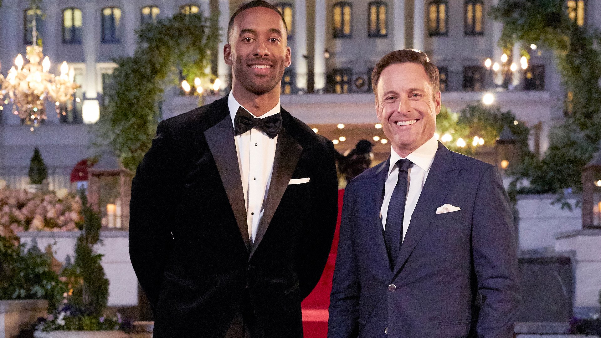 Matt James and Chris Harrison on 'The Bachelor' Season 25 2021