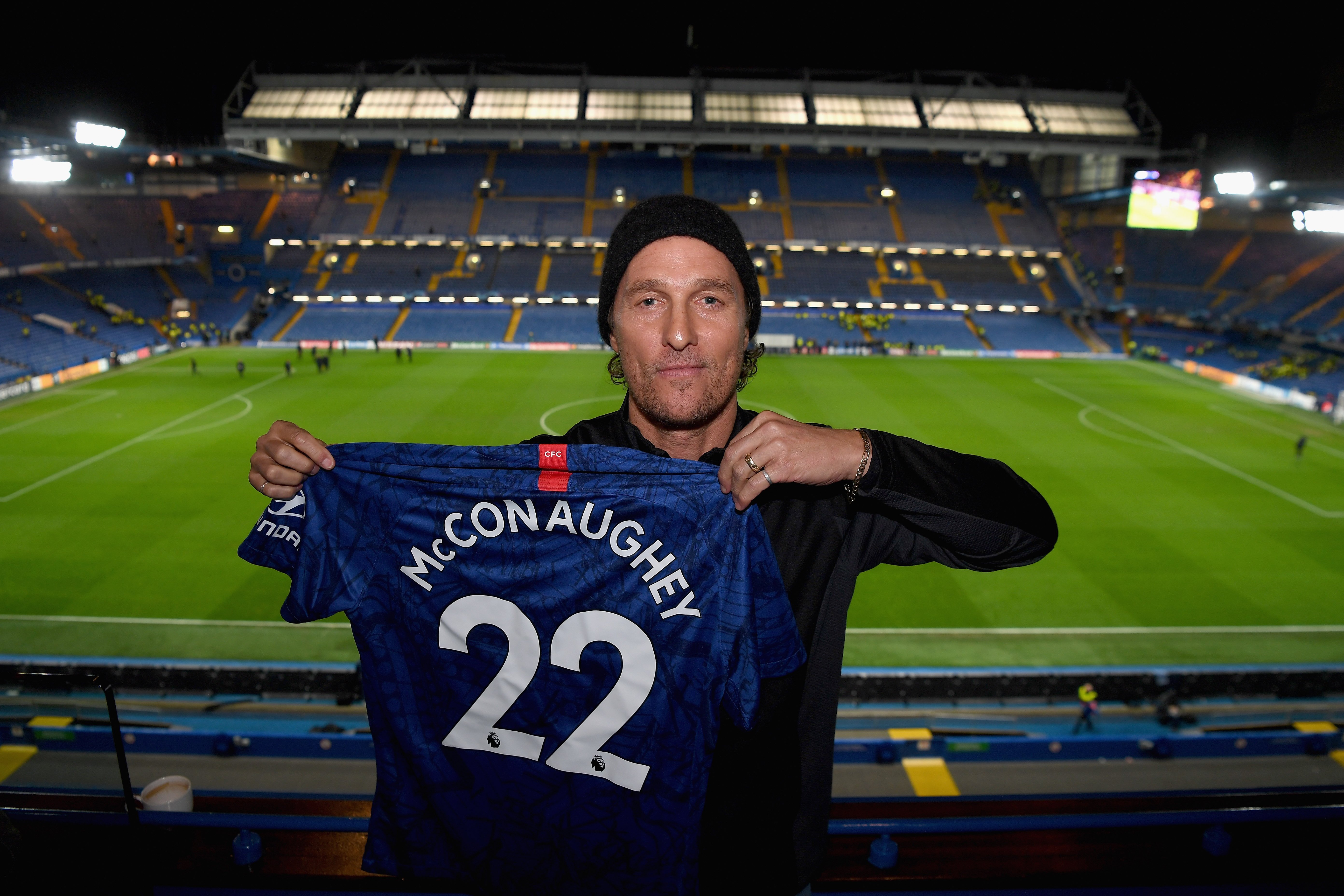 Matthew McConaughey | Darren Walsh/Chelsea FC via Getty Images