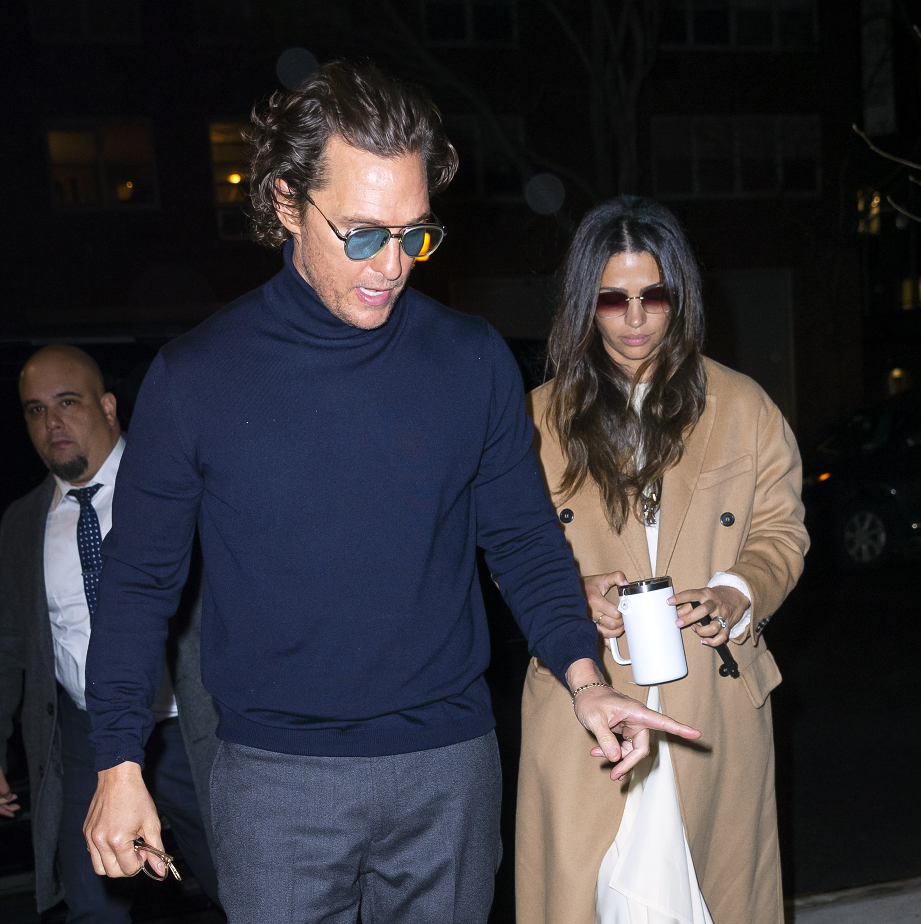 Matthew McConaughey and Camila Alves in public