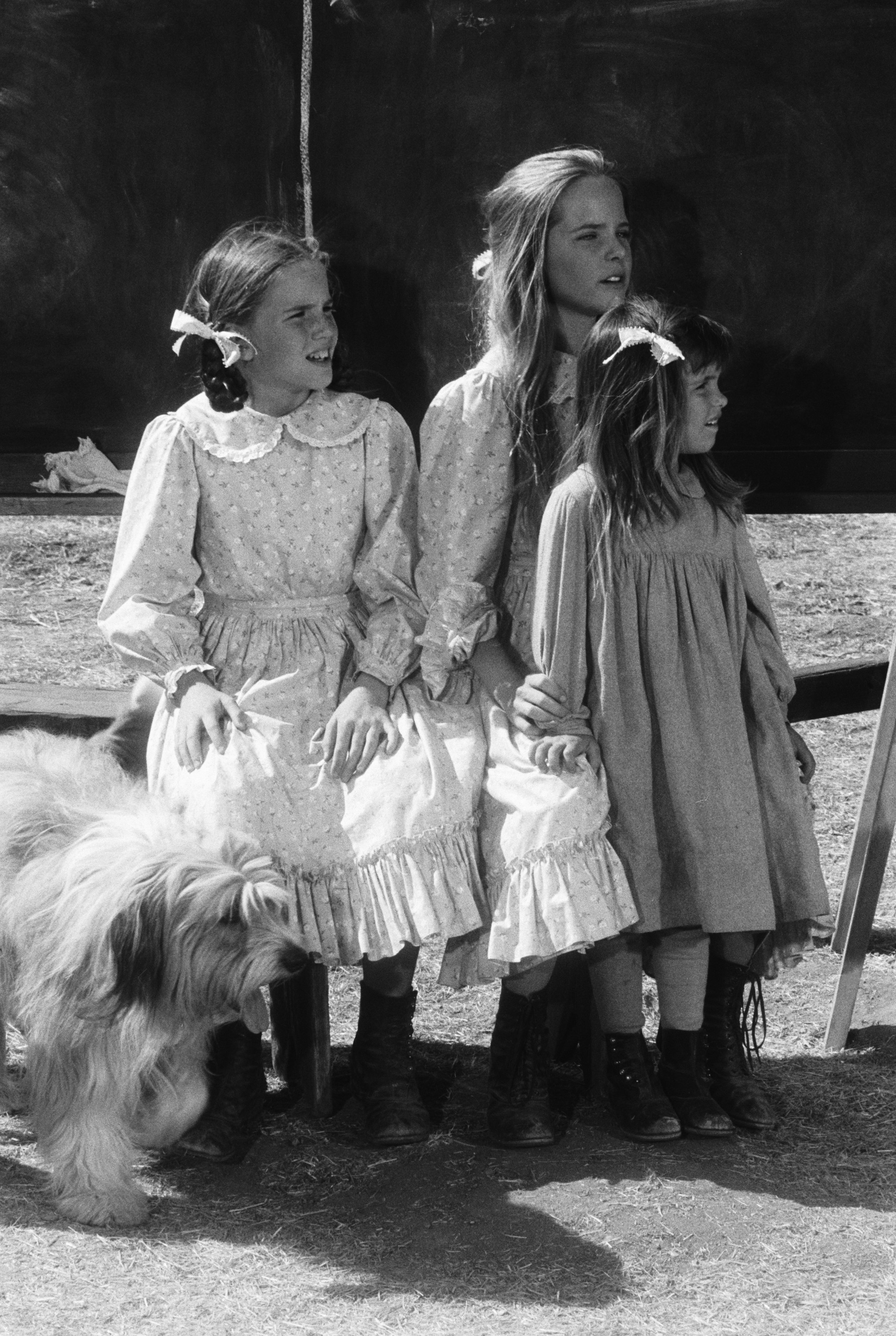 Melissa Gilbert, Melissa Sue Anderson, and Lindsay or Sydney Greenbush of 'Little House on the Prairie' 