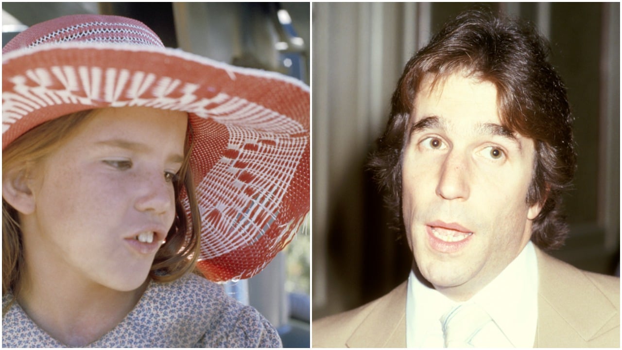 Melissa Gilbert and Henry Winkler