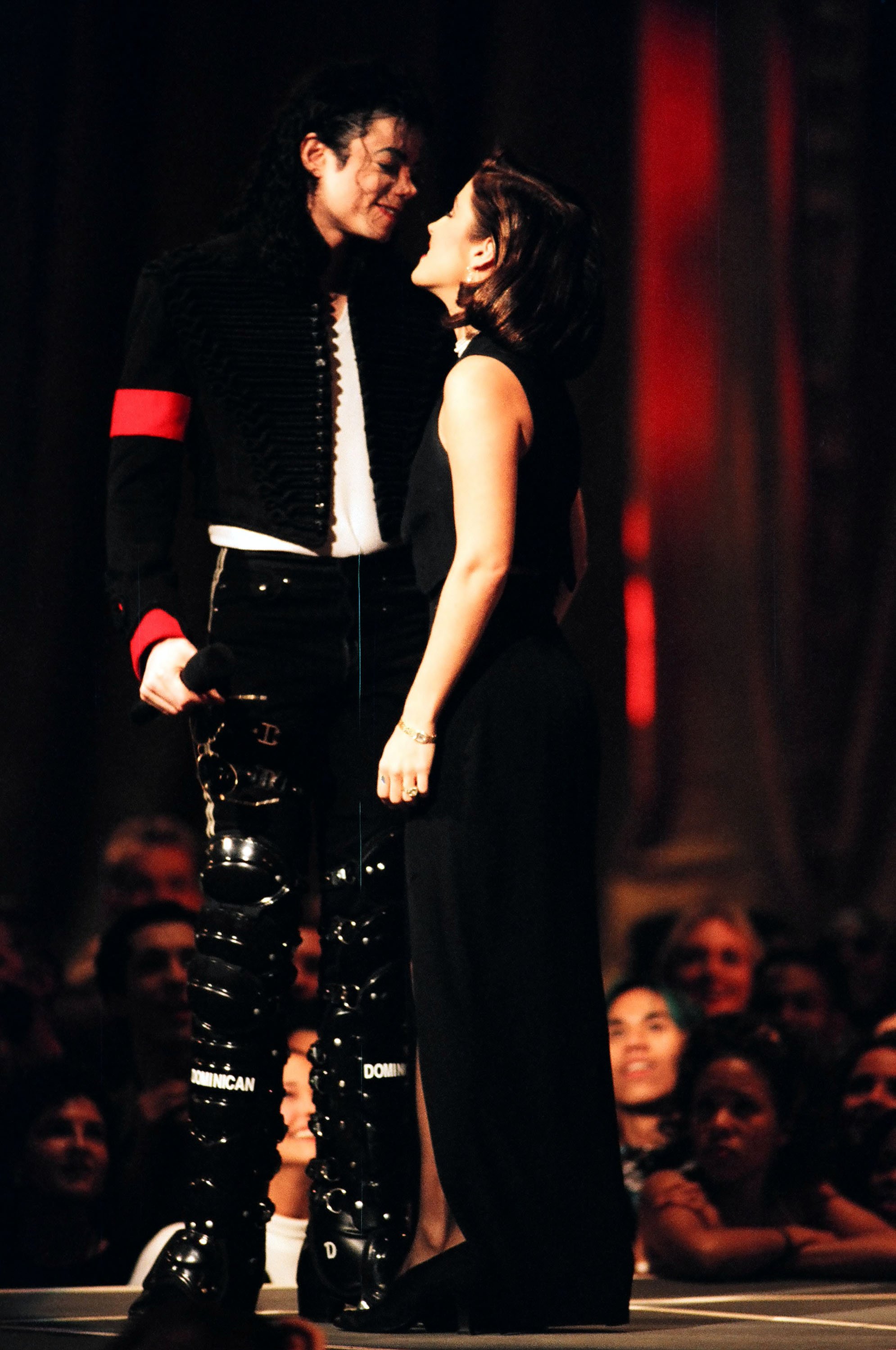 Michael Jackson and Lisa Marie Presley attend VMAs