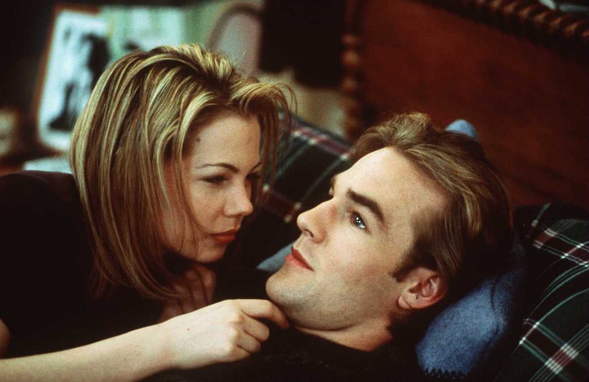 Michelle Williams and James Van Der Beek on 'Dawson's Creek'