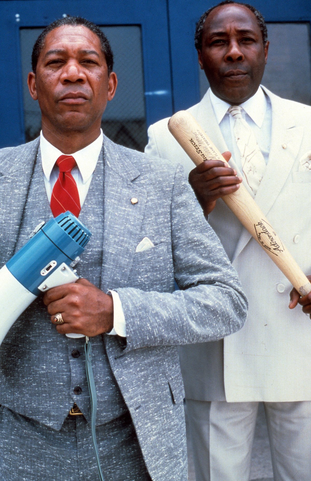 Morgan Freeman and Joe Clark