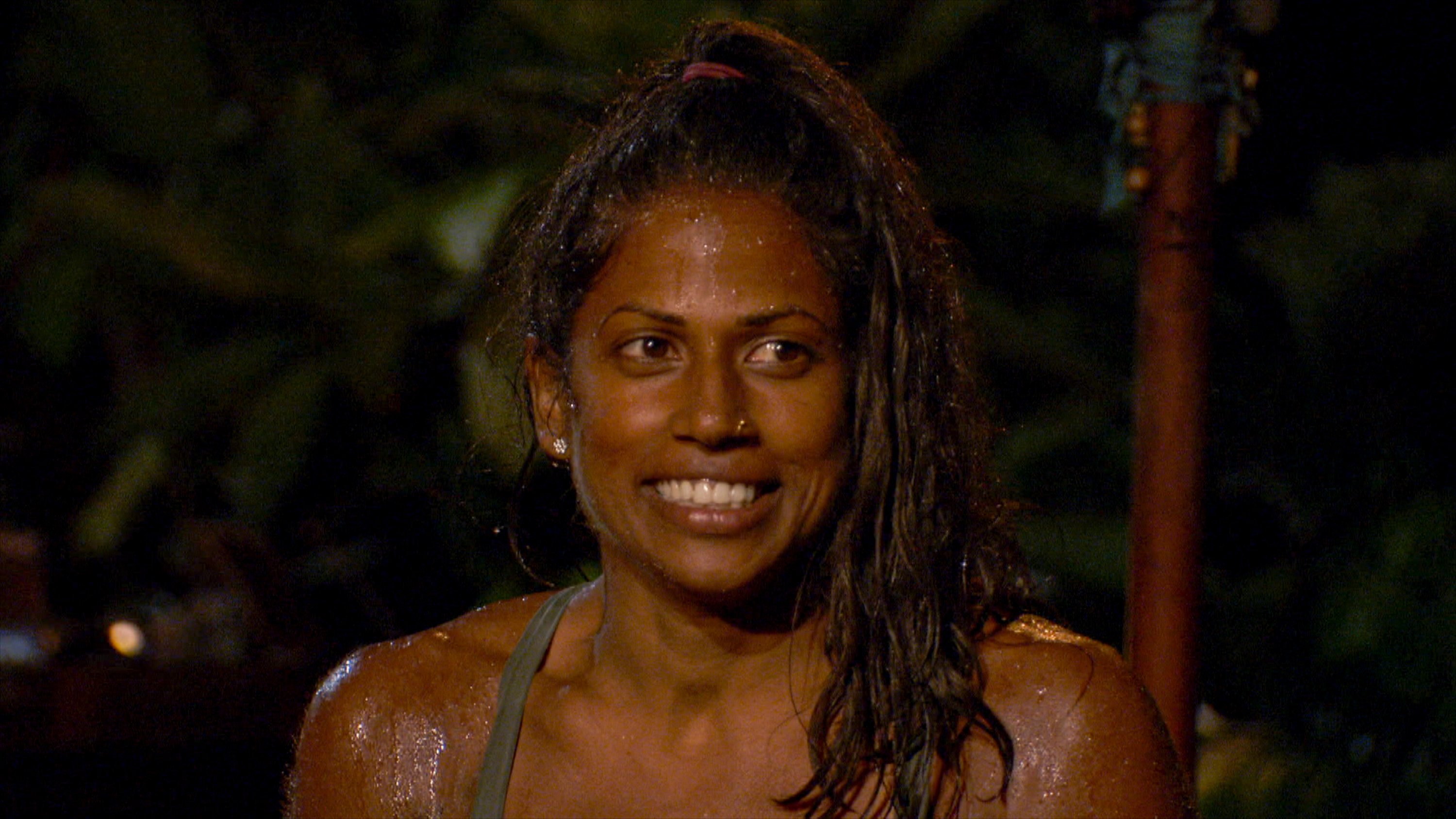Natalie Anderson at Tribal Council on the three-hour season finale episode of 'Survivor: Winners at War' 
