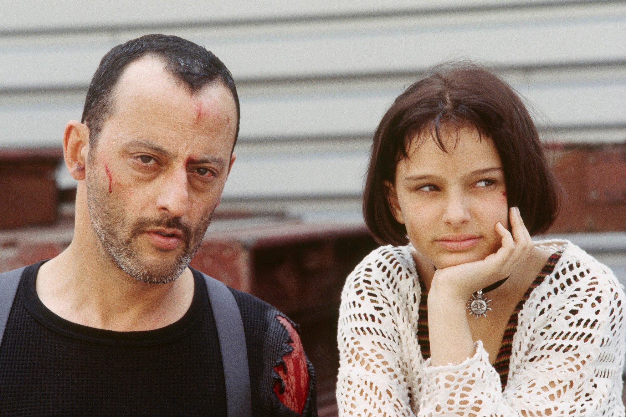 Natalie Portman and Jean Reno