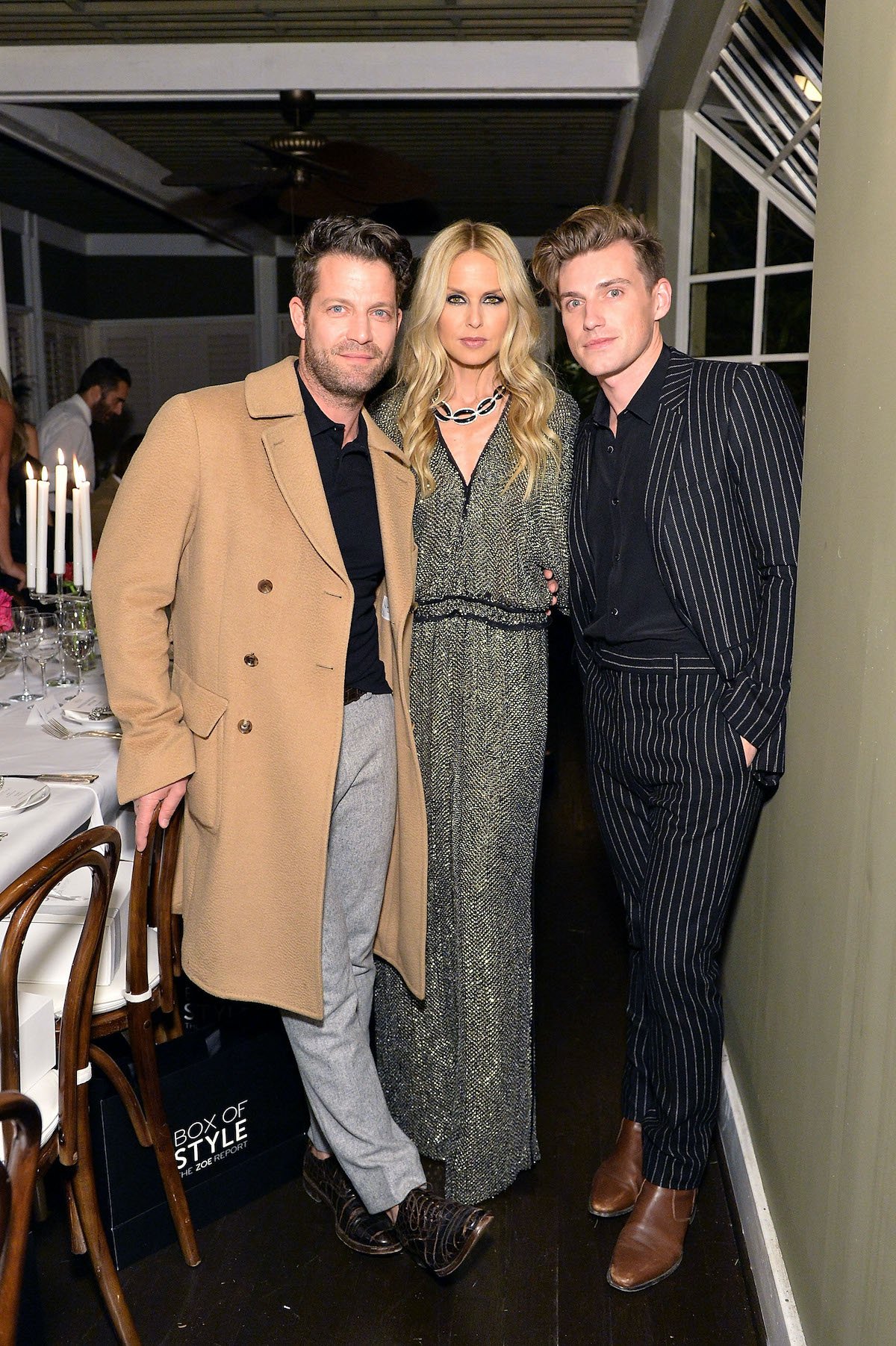 Nate Berkus, Rachel Zoe and Jeremiah Brent attend The Zoe Report's Box of Style Winter Edition Dinner