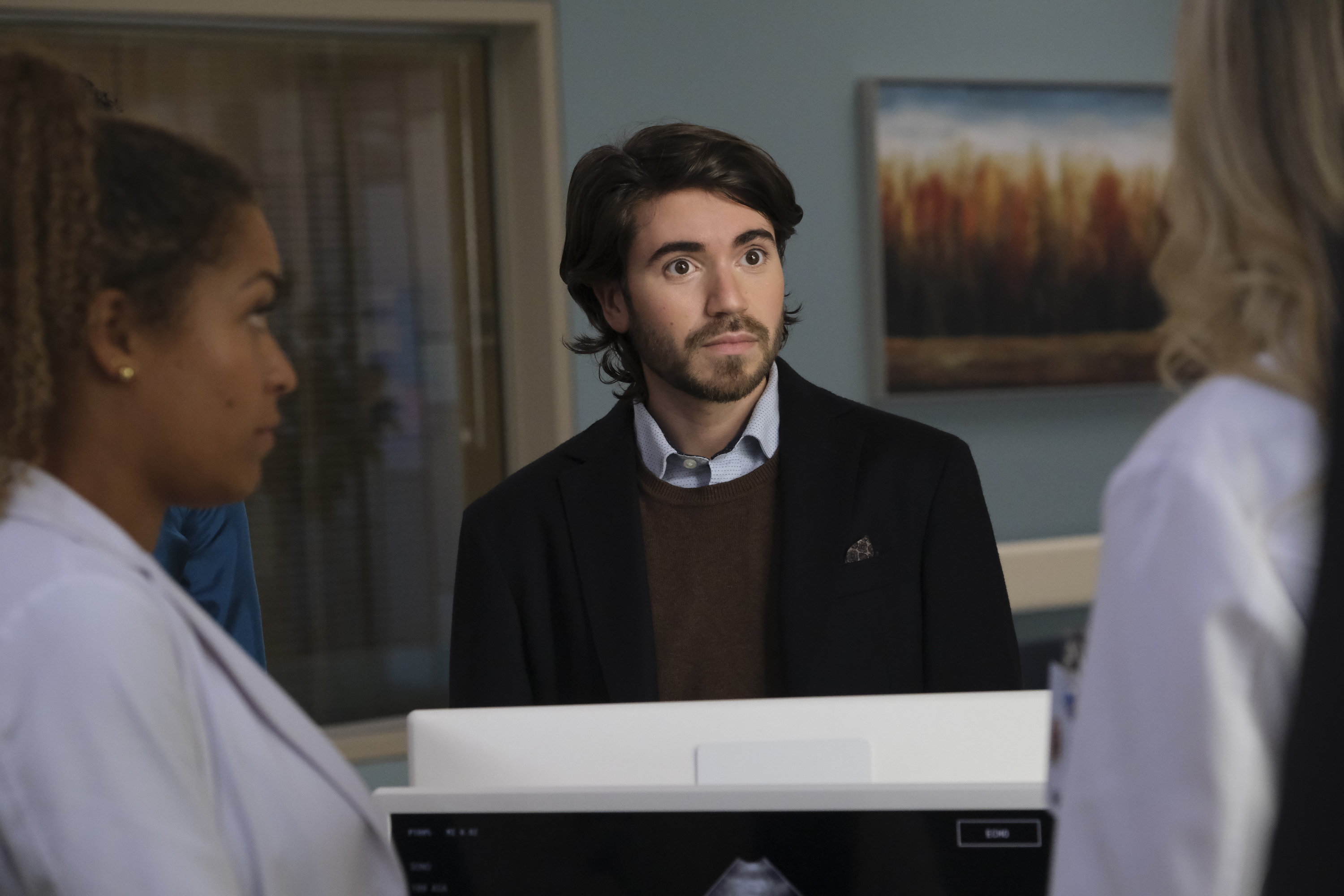 Noah Galvin as Dr. Asher Wolke on The Good Doctor | Jeff Weddell via Getty Images