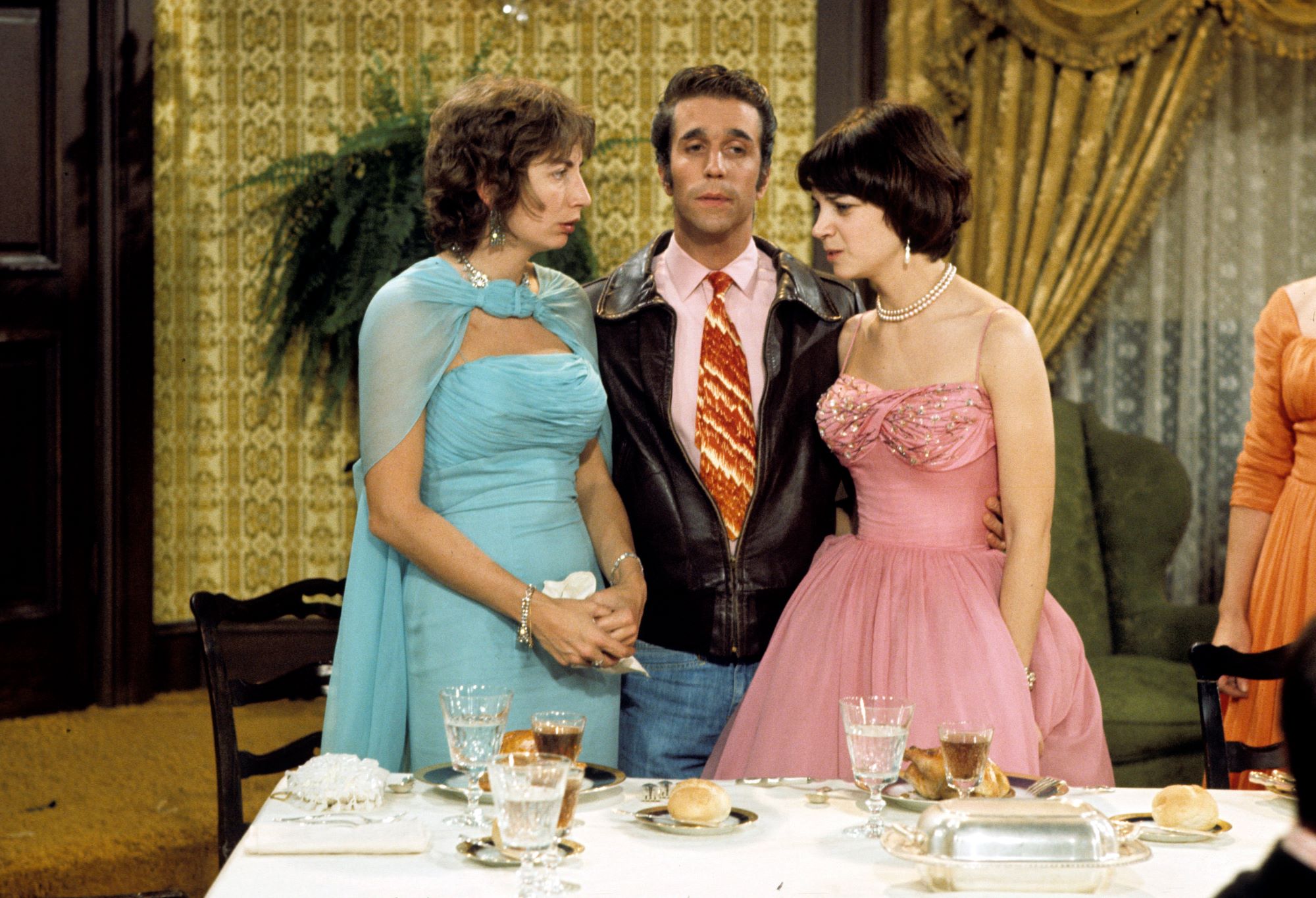 Penny Marshall, Henry Winkler, and Cindy Williams