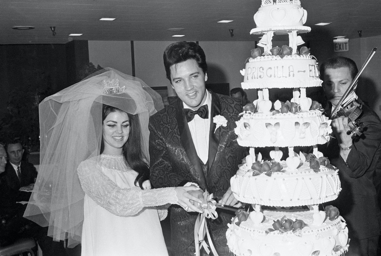 Elvis and Priscilla Presley 