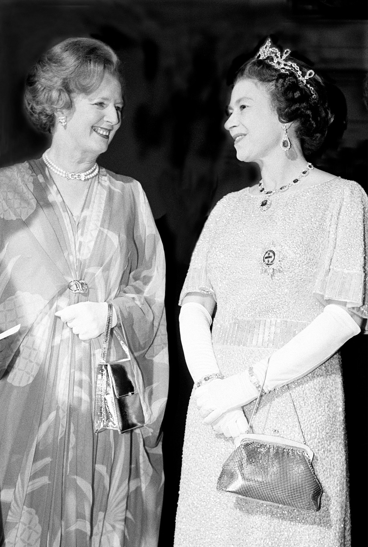 Queen Elizabeth II and Prime Minister Margaret Thatcher in 1979