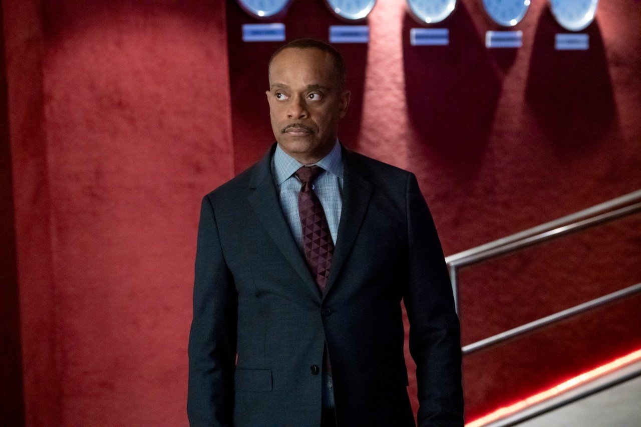 Rocky Carroll on the set of NCIS | Bill Inoshita/CBS via Getty Images