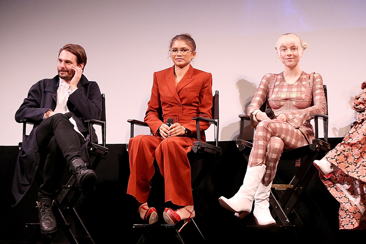 Euphoria creator Sam Levinson, Zendaya, and Hunter Schafer