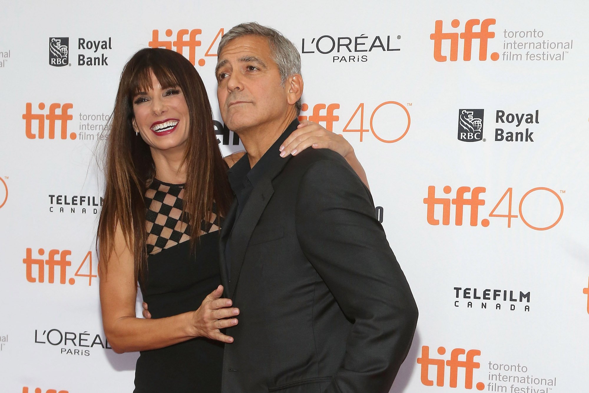 Sandra Bullock and George Clooney