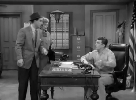 A scene from 'Danny Meets Andy Griffith'