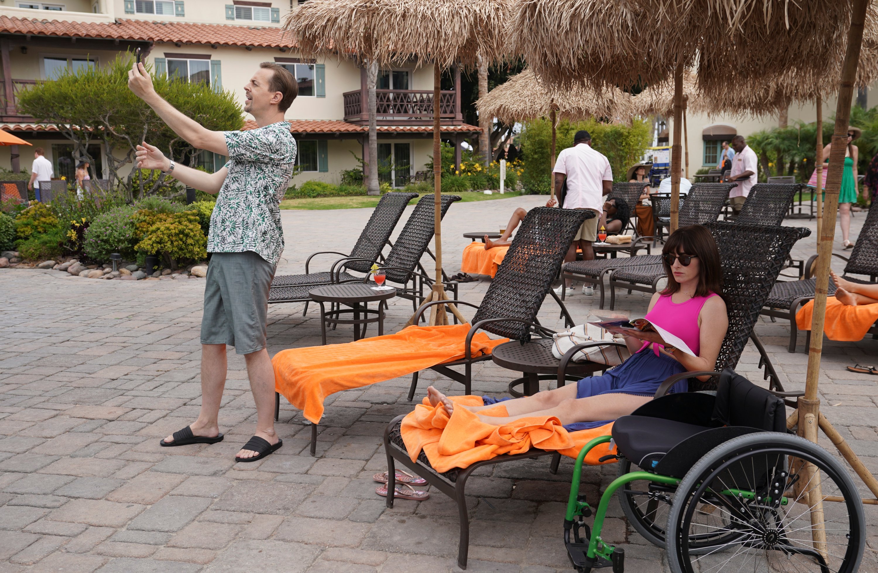 McGee and Delilah are finally on vacation. | Sonja Flemming/CBS via Getty Images