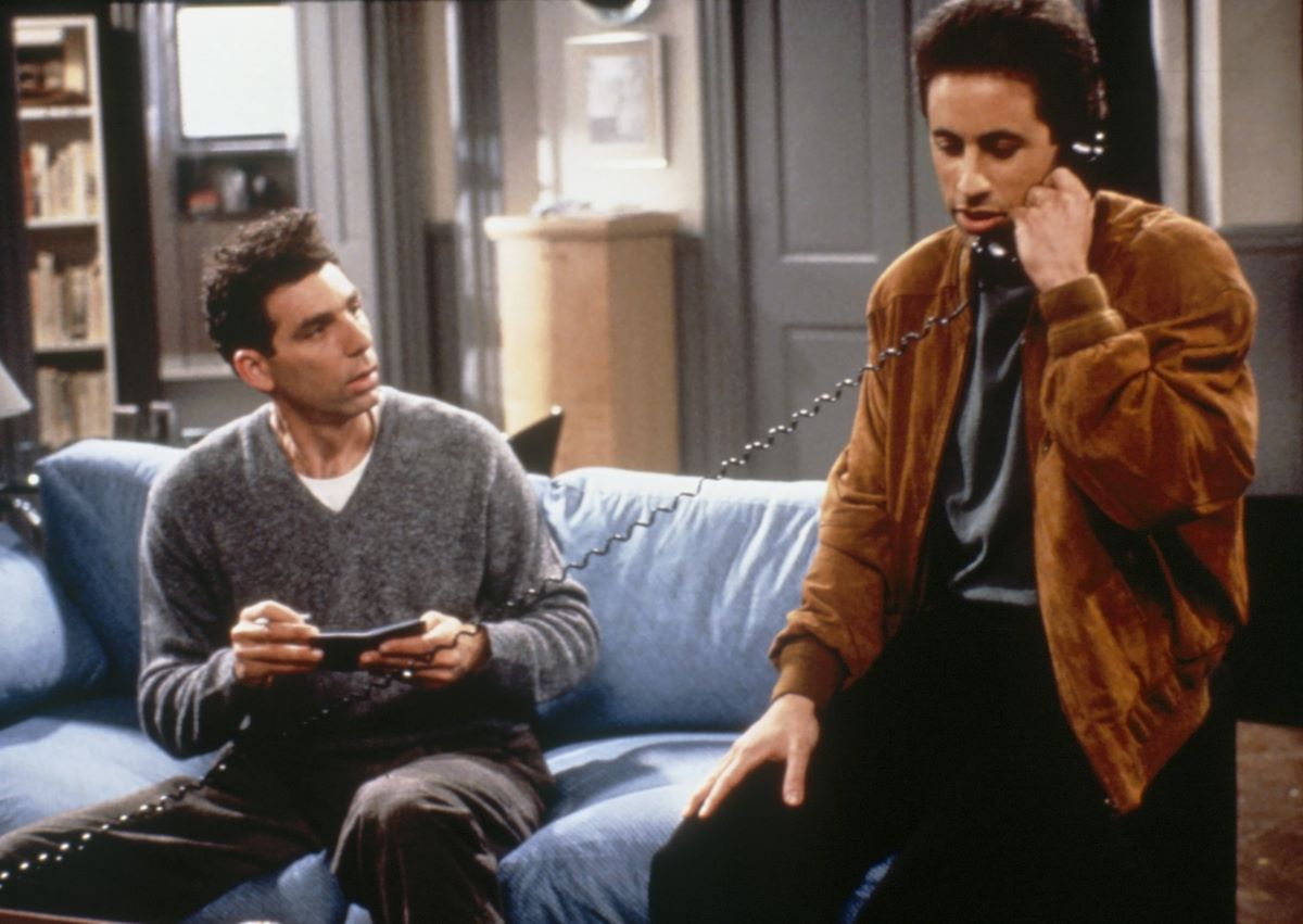 Seinfeld on the phone