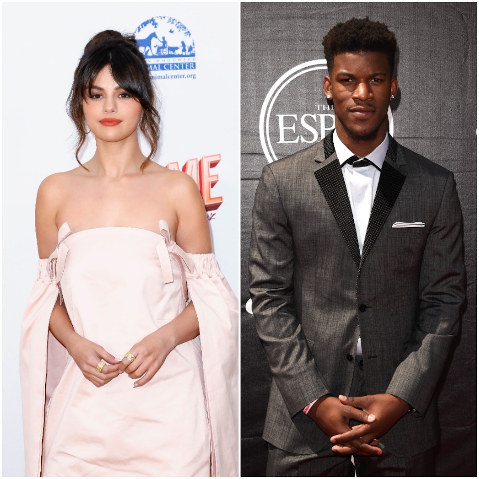 Selena Gomez and Jimmy Butler