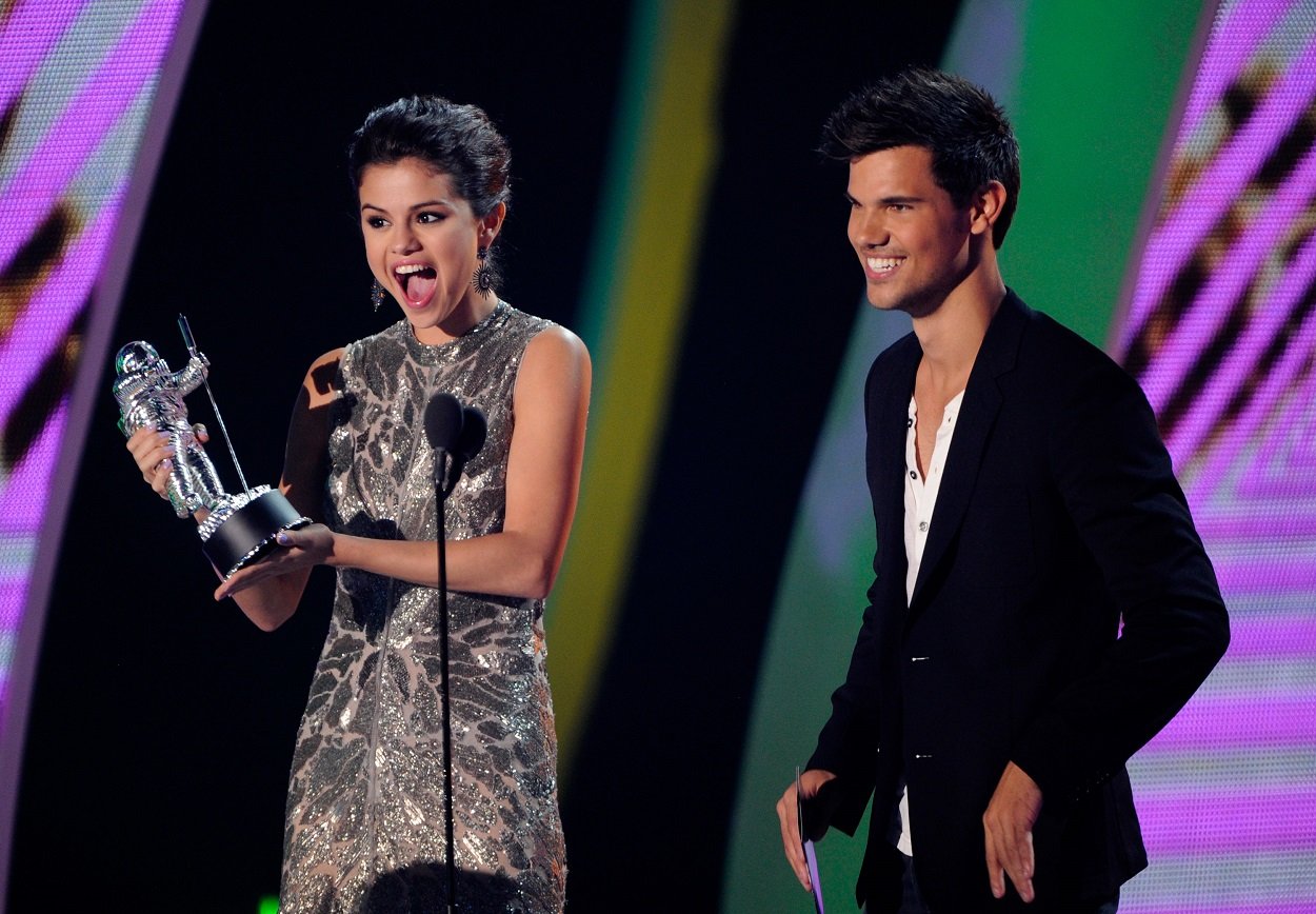 Selena Gomez and Taylor Lautner