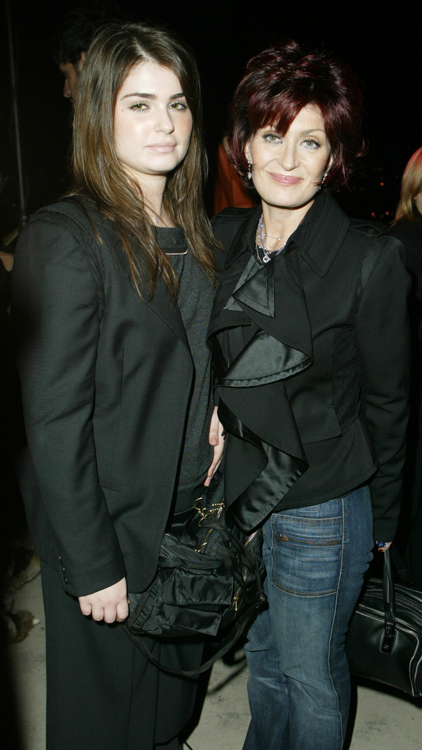Aimee Osbourne and Sharon Osbourne during 'The Heart is Deceitful Above All Things' Wrap Party at Chateau Marmont
