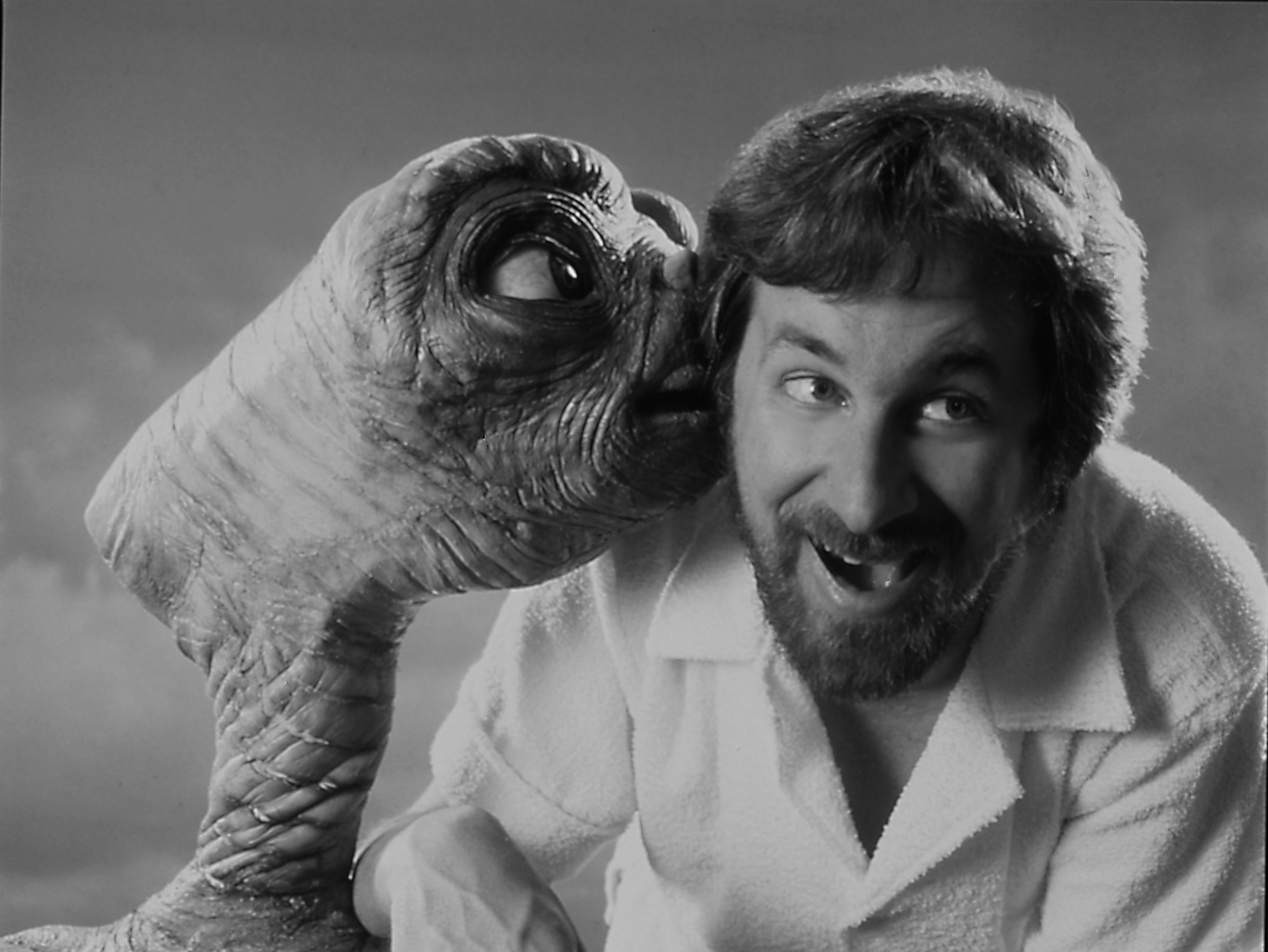 Steven Spielberg and E.T.