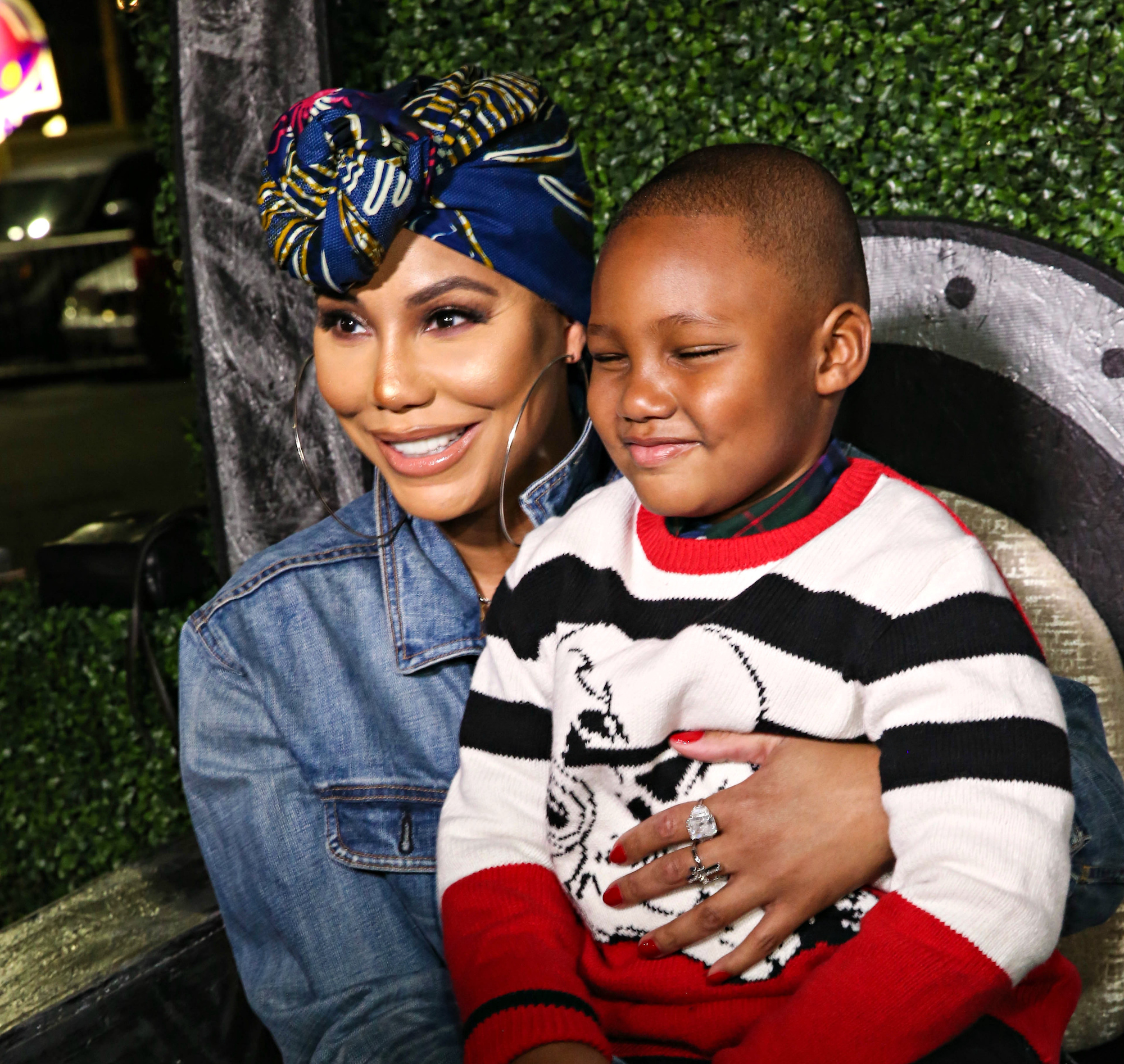 Tamar Braxton and her son, Logan Vincent Herbert