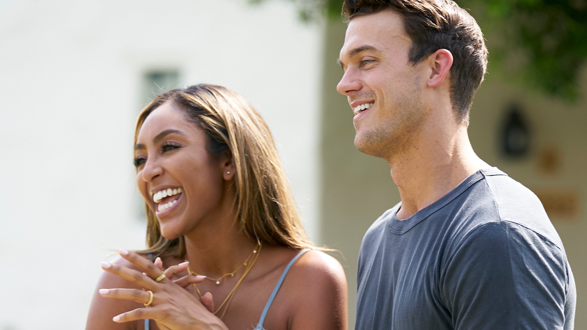 Tayshia Adams and Ben Smith on 'The Bachelorette' Season 16 in 2020