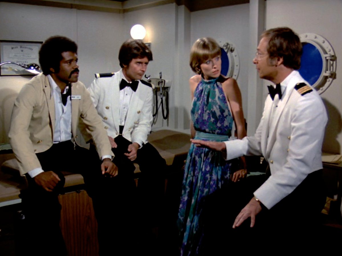 Ted Lange, Fred Grandy, Lauren Tewes, and Bernie Kopell