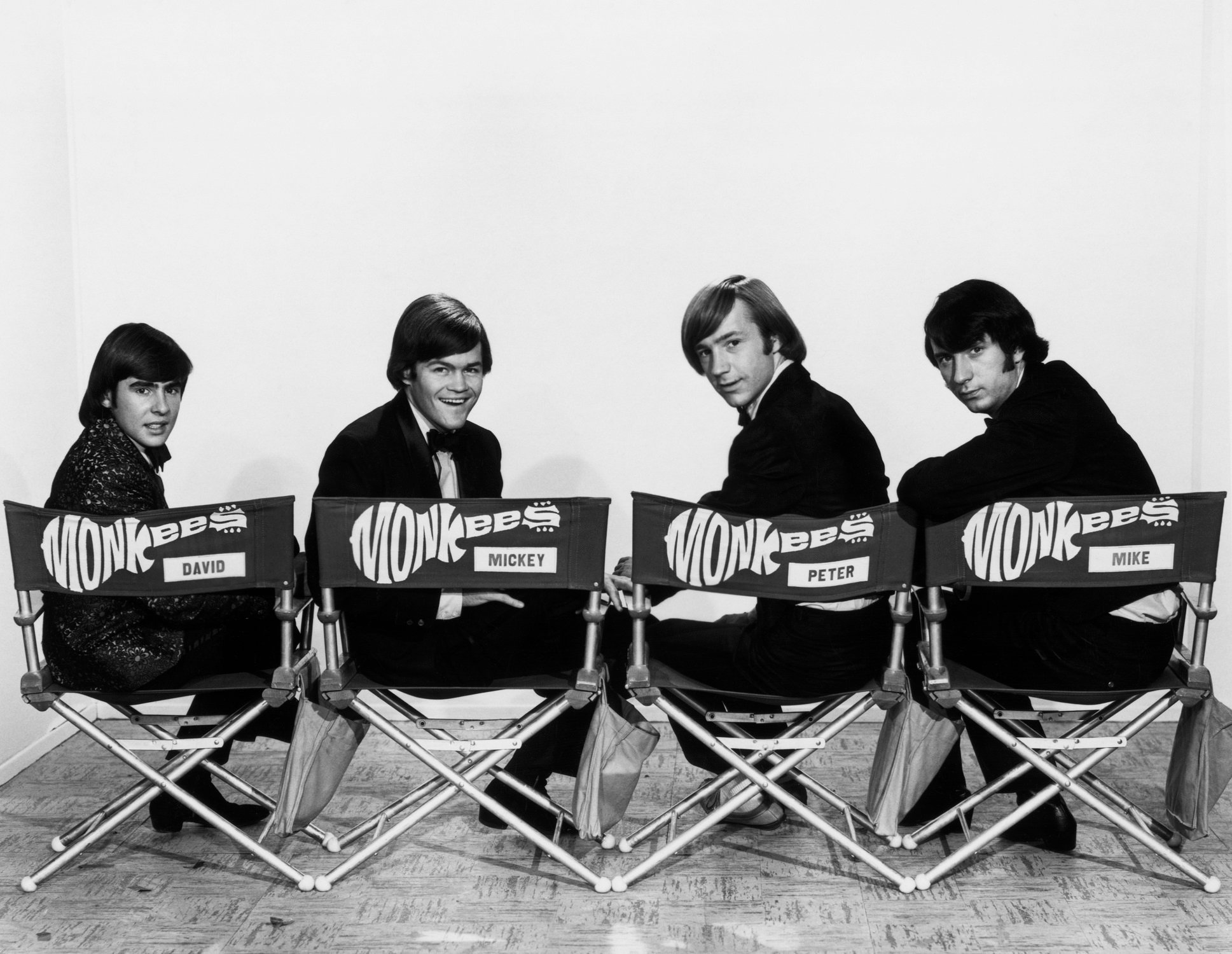 David Jones, Mickey Dolenz, Peter Tork and Michael Nesmith of the Monkees
