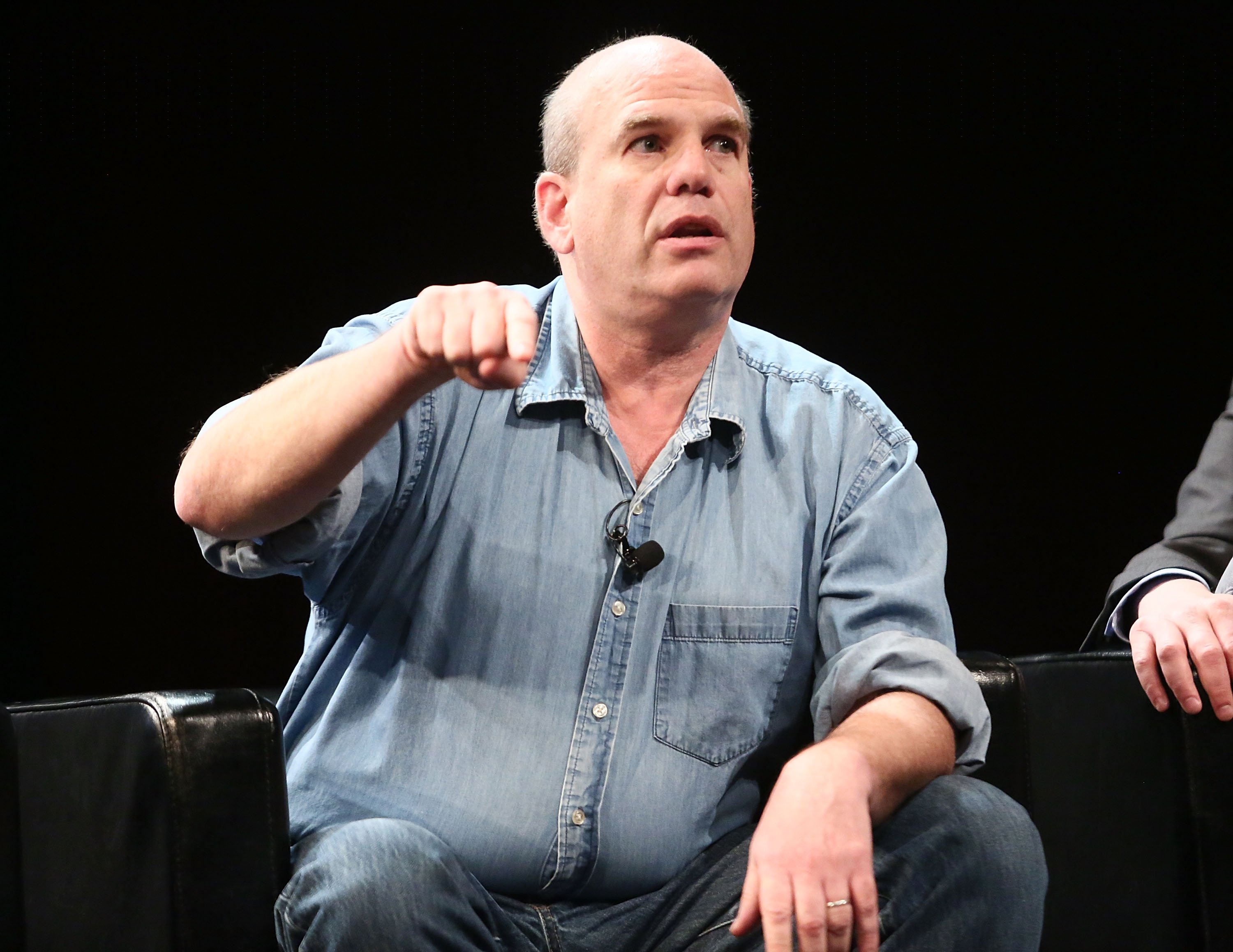 Creator of 'The Wire' David Simon talks on stage