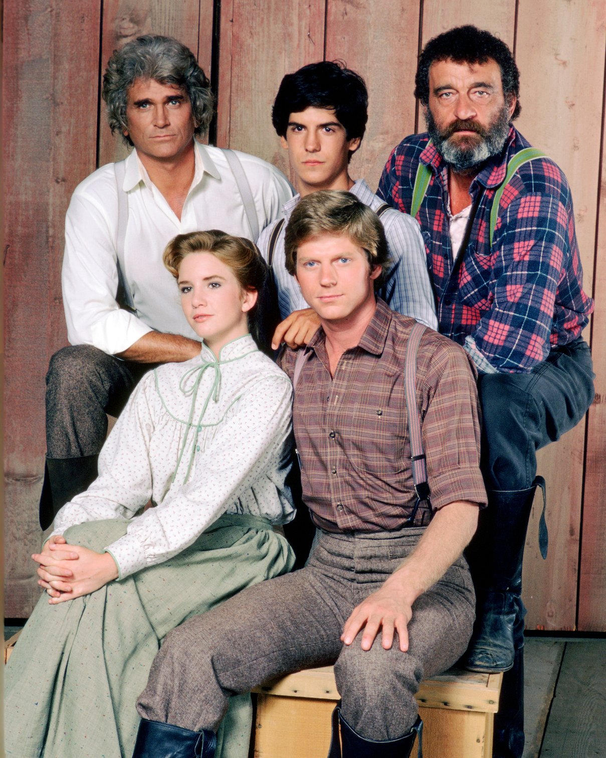 The cast of 'Little House on the Prairie' circa 1980