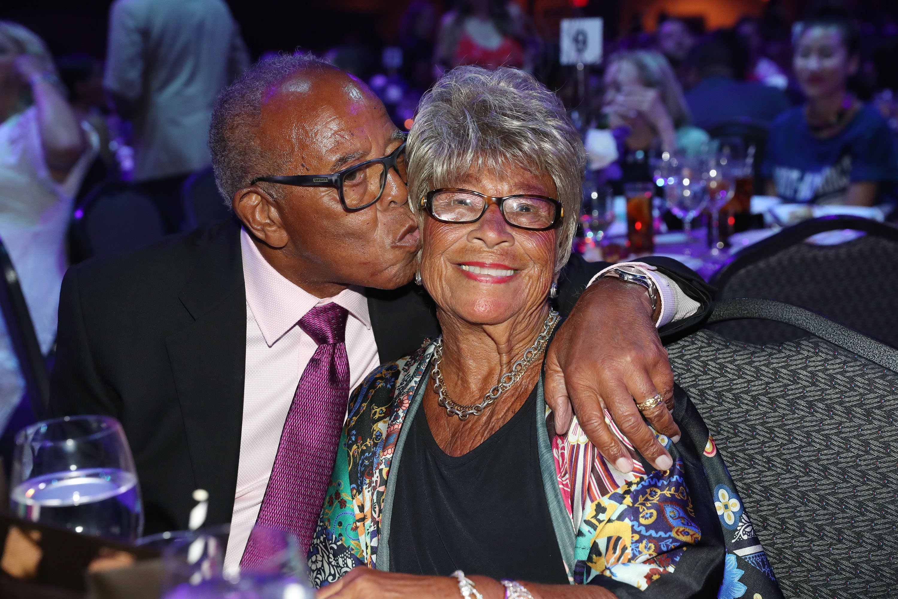 Thomas Williams Sr. (L) and Shirley Williams attend the Wendy Williams Hunter Birthday Give Back Gala at Hammerstein Ballroom on July 18, 2018 in New York City.