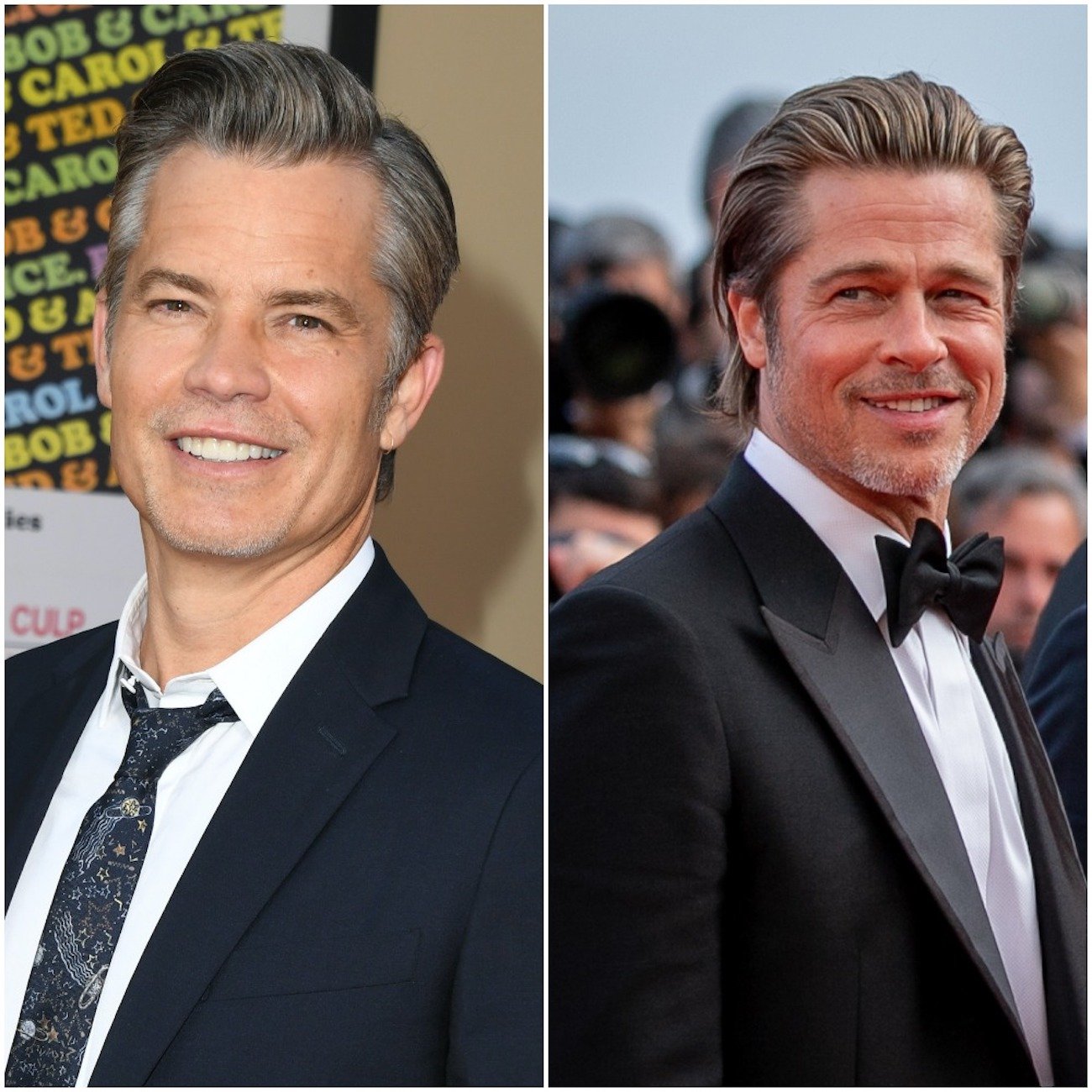 Timothy Olyphant and Brad Pitt