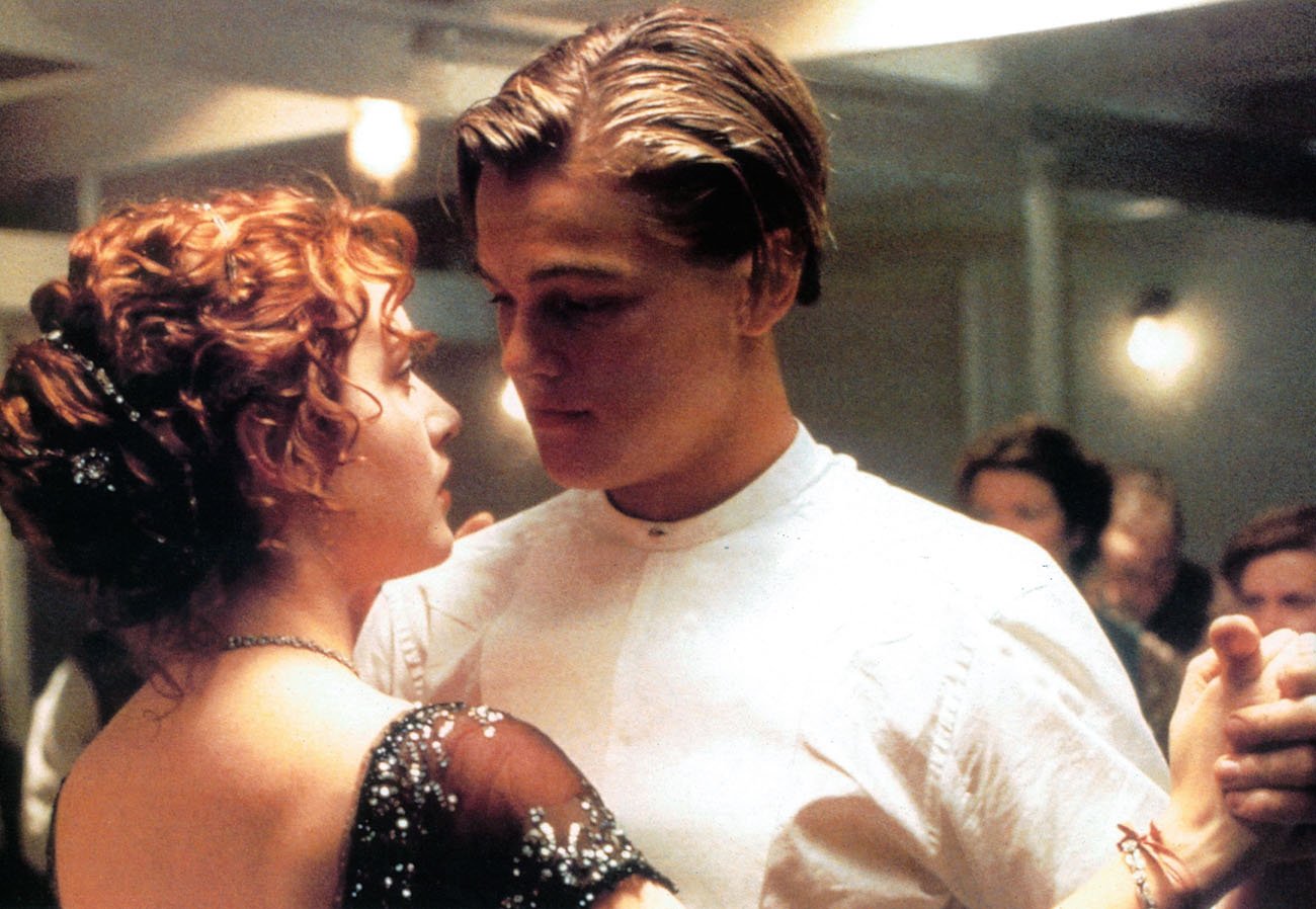 Kate Winslet And Leonardo DiCaprio In 'Titanic'