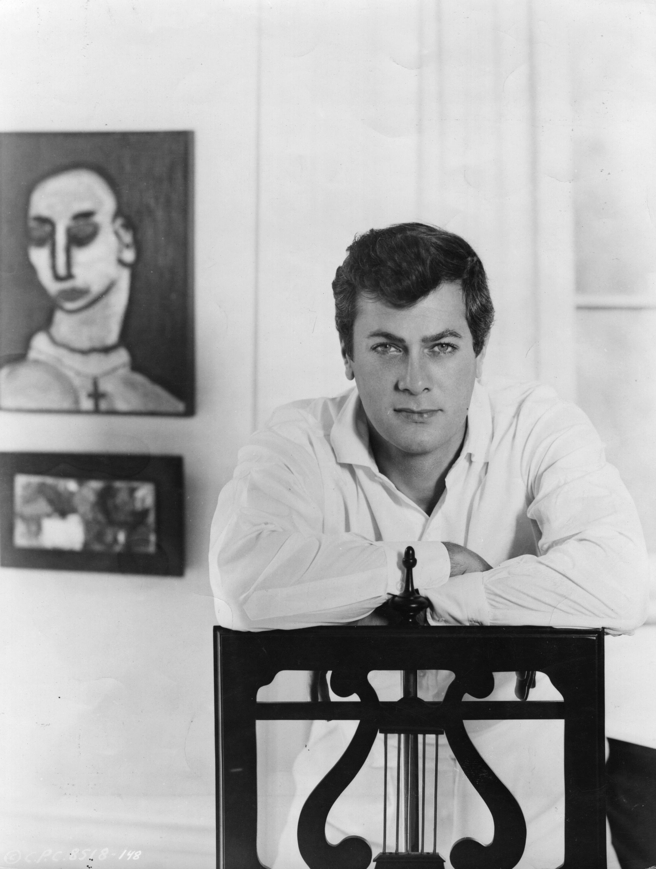 Promotional photos of Tony Curtis