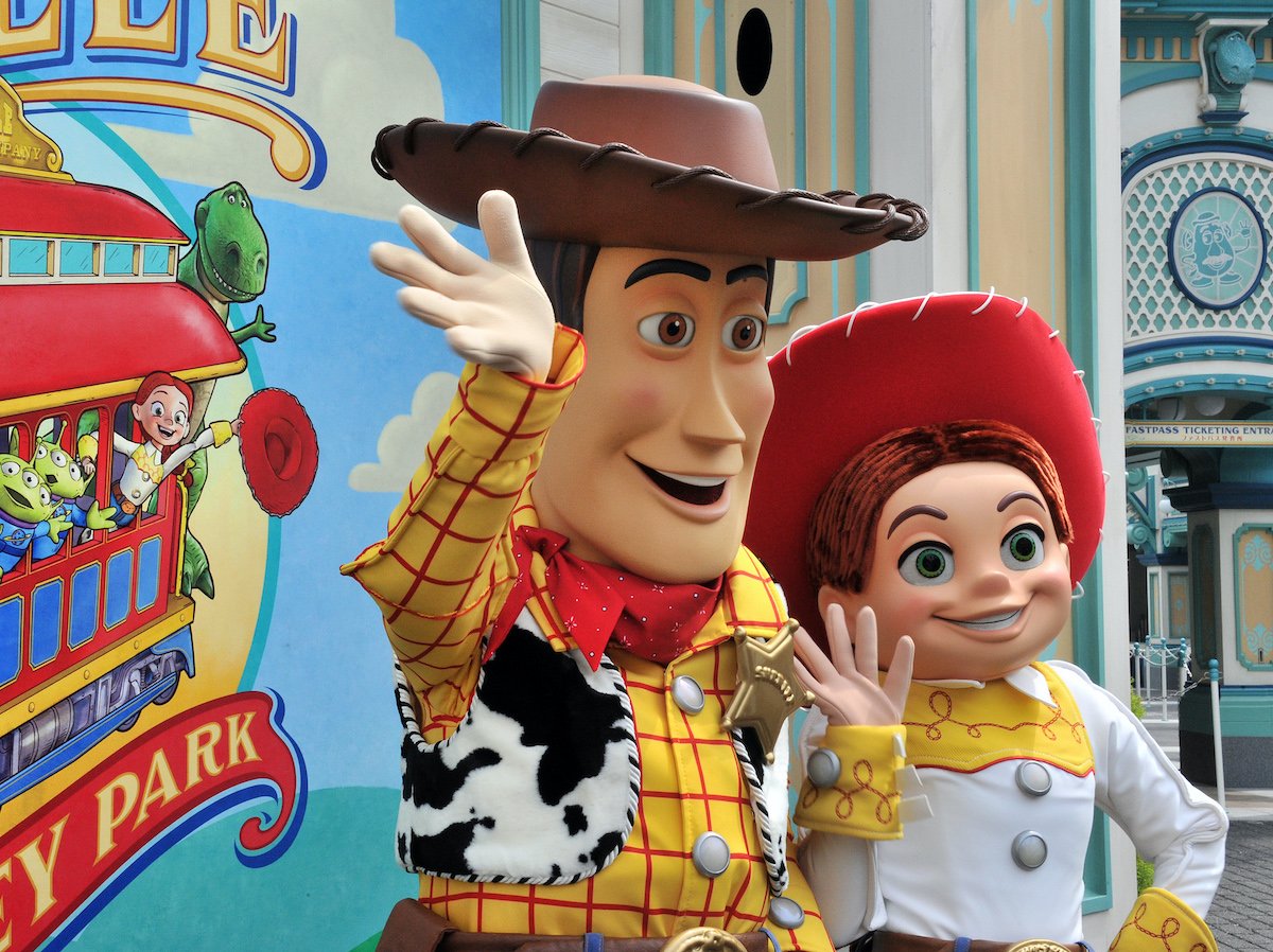 Toy Story characters Woody and Jessie