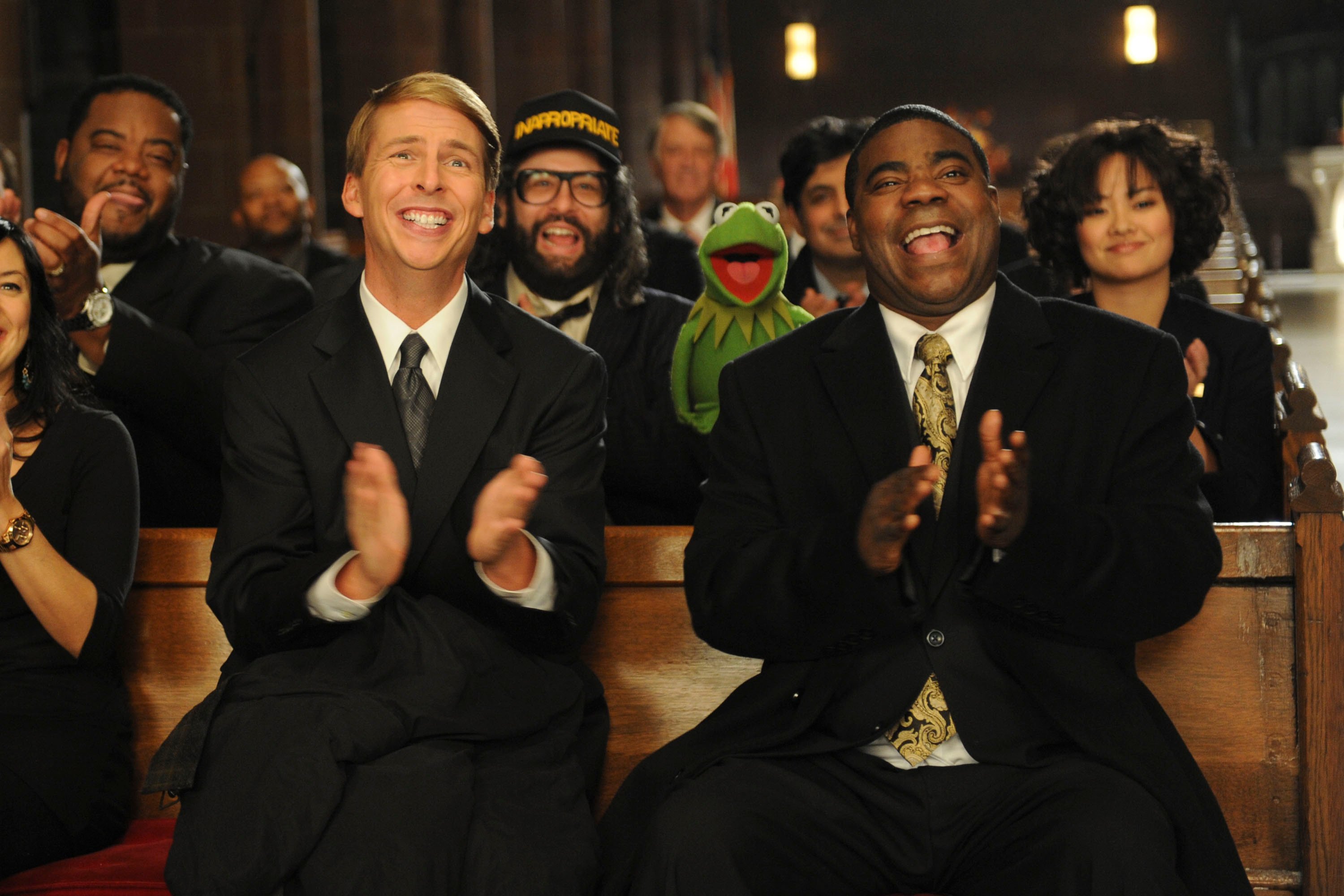 Jack McBrayer as Kenneth Parcell and Tracy Morgan as Tracy Jordan