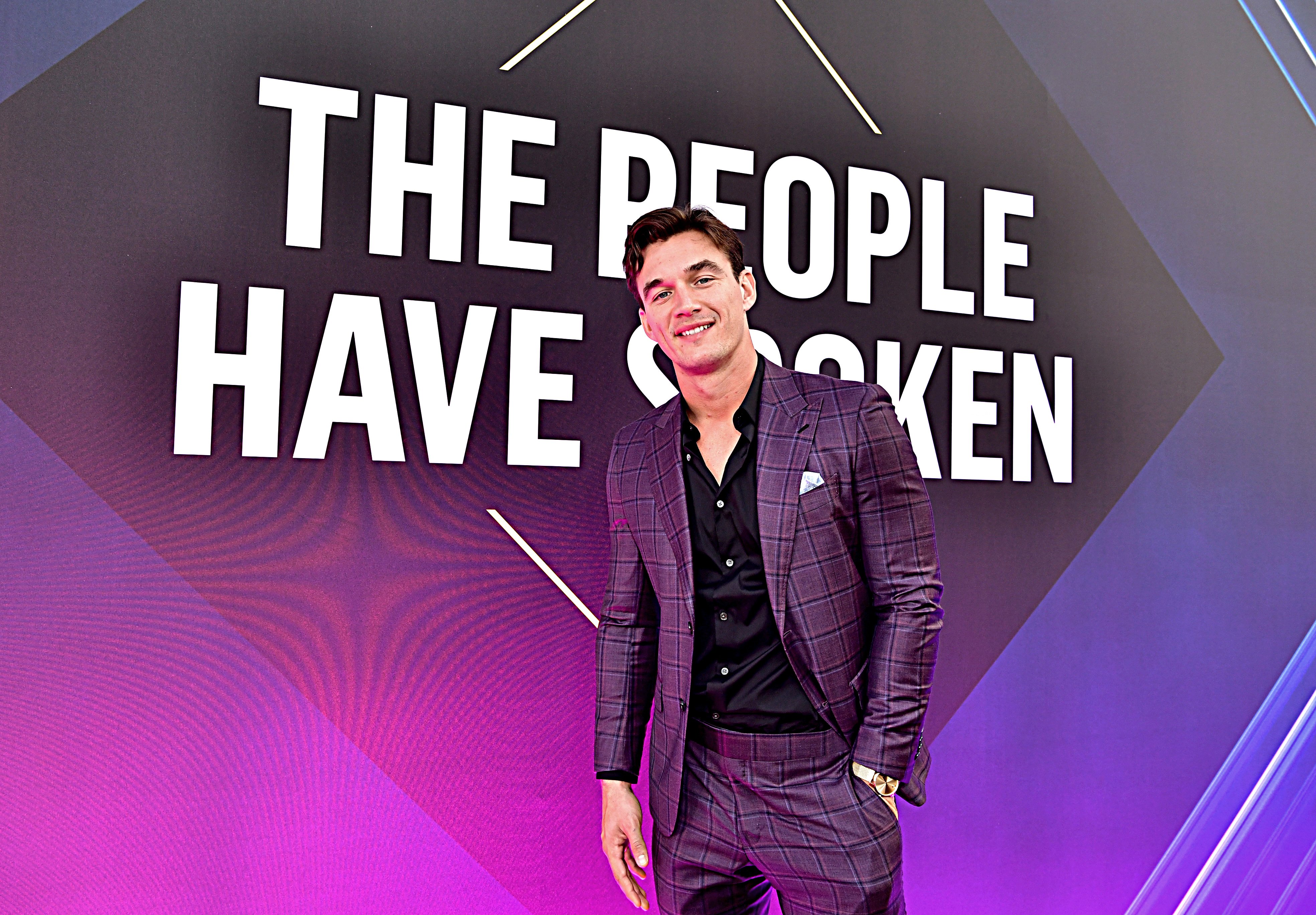Tyler Cameron at the 2019 E! People's Choice Awards