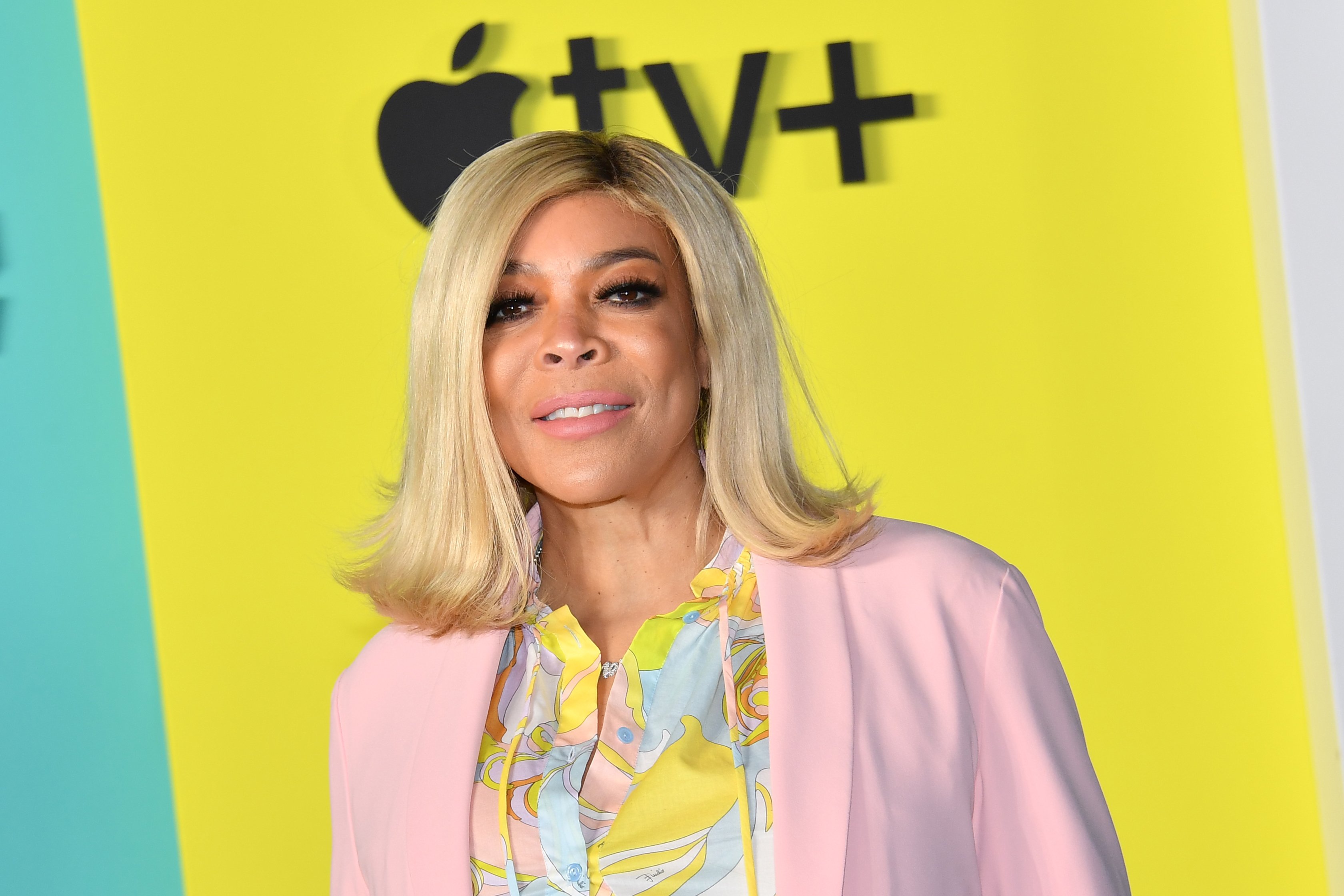 US television presenter Wendy Williams arrives for Apples "The Morning Show" global premiere at Lincoln Center- David Geffen Hall on October 28, 2019 in New York.