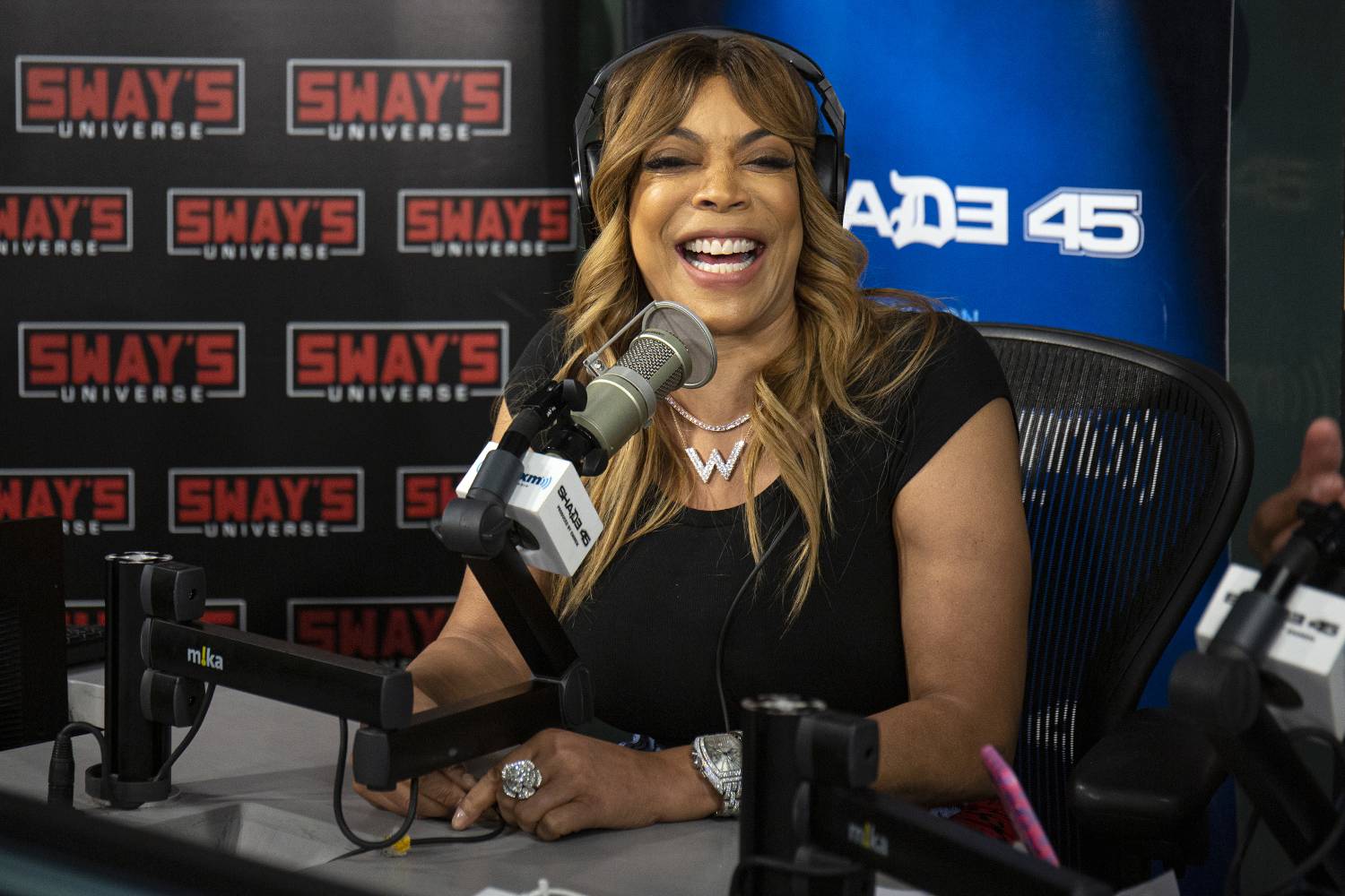 Wendy Williams visits SiriusXM Studios on August 06, 2019 in New York City.